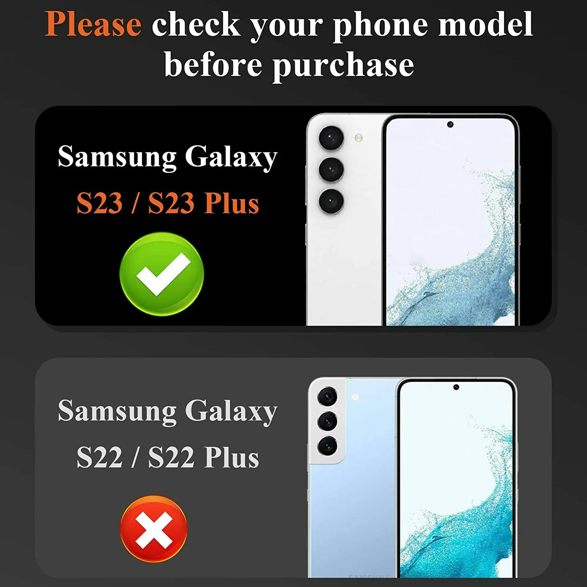 [2 Pack] MEZON Samsung Galaxy S23 (6.1") Premium Full Coverage Camera Lens Tempered Glass (Galaxy S23, Lens HD)