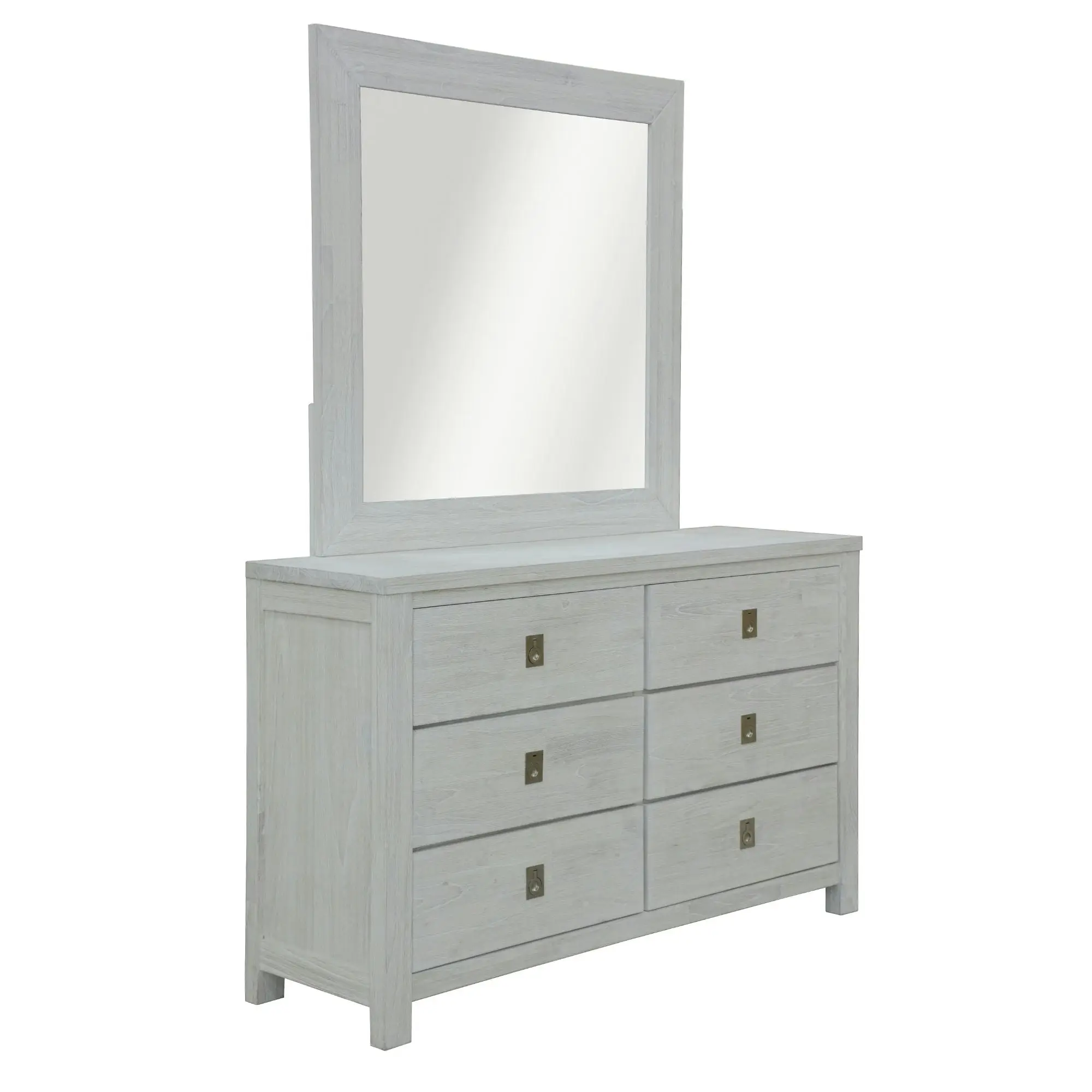 Myer Dresser Mirror White Wash