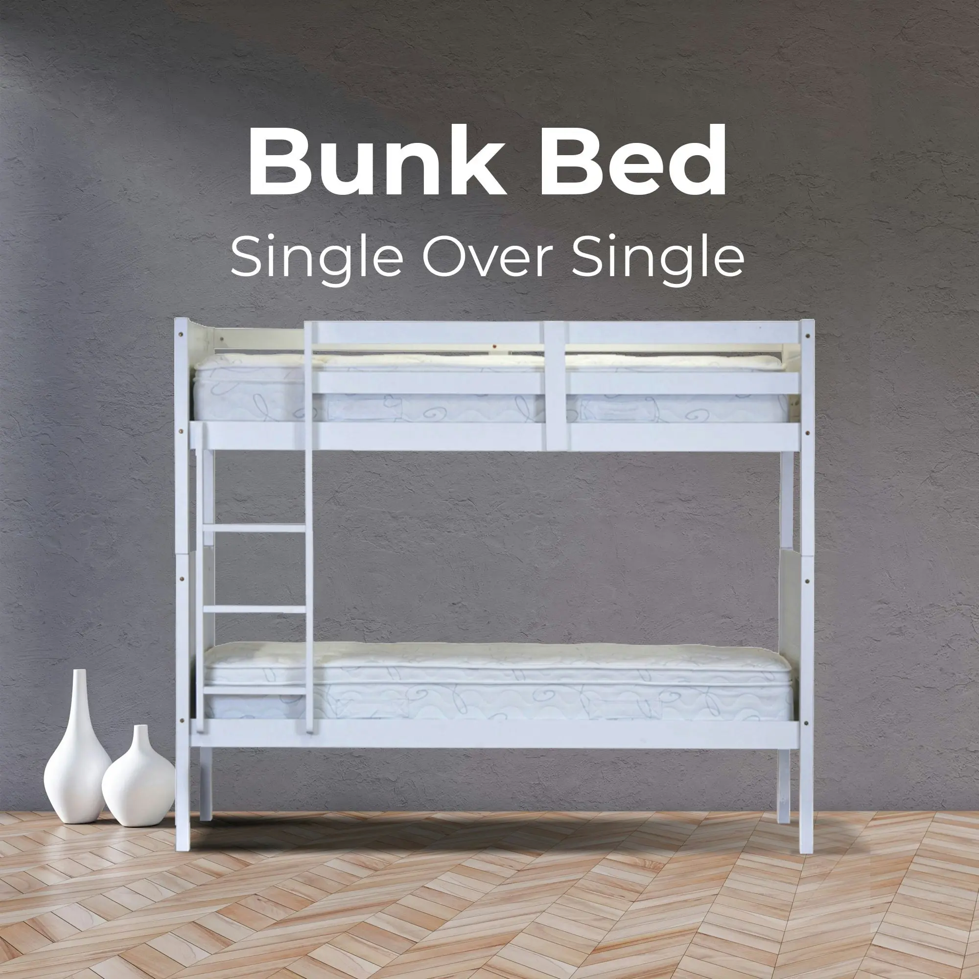 Zinnia Single Bunk Bed Frame