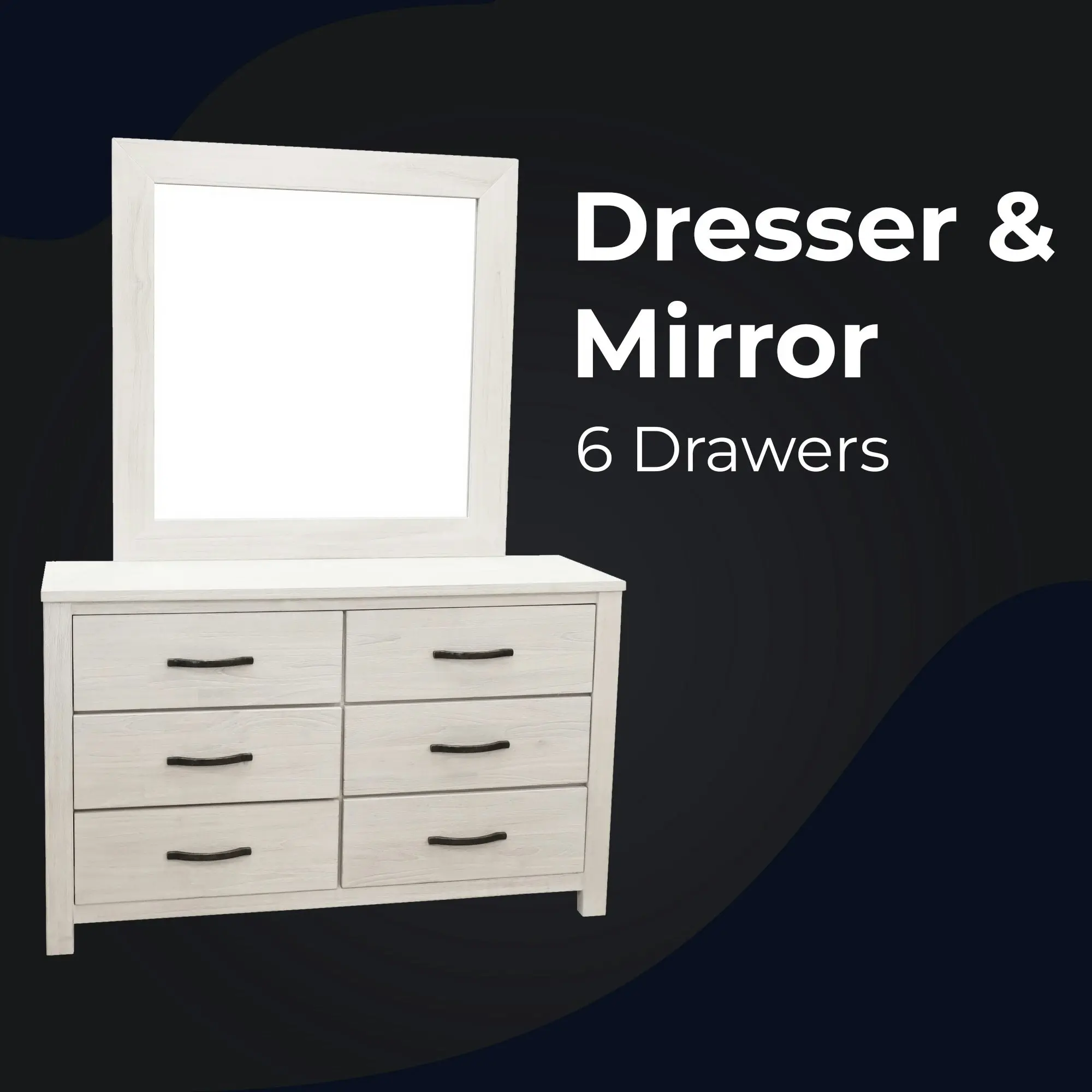 Foxglove Dresser Mirror Set