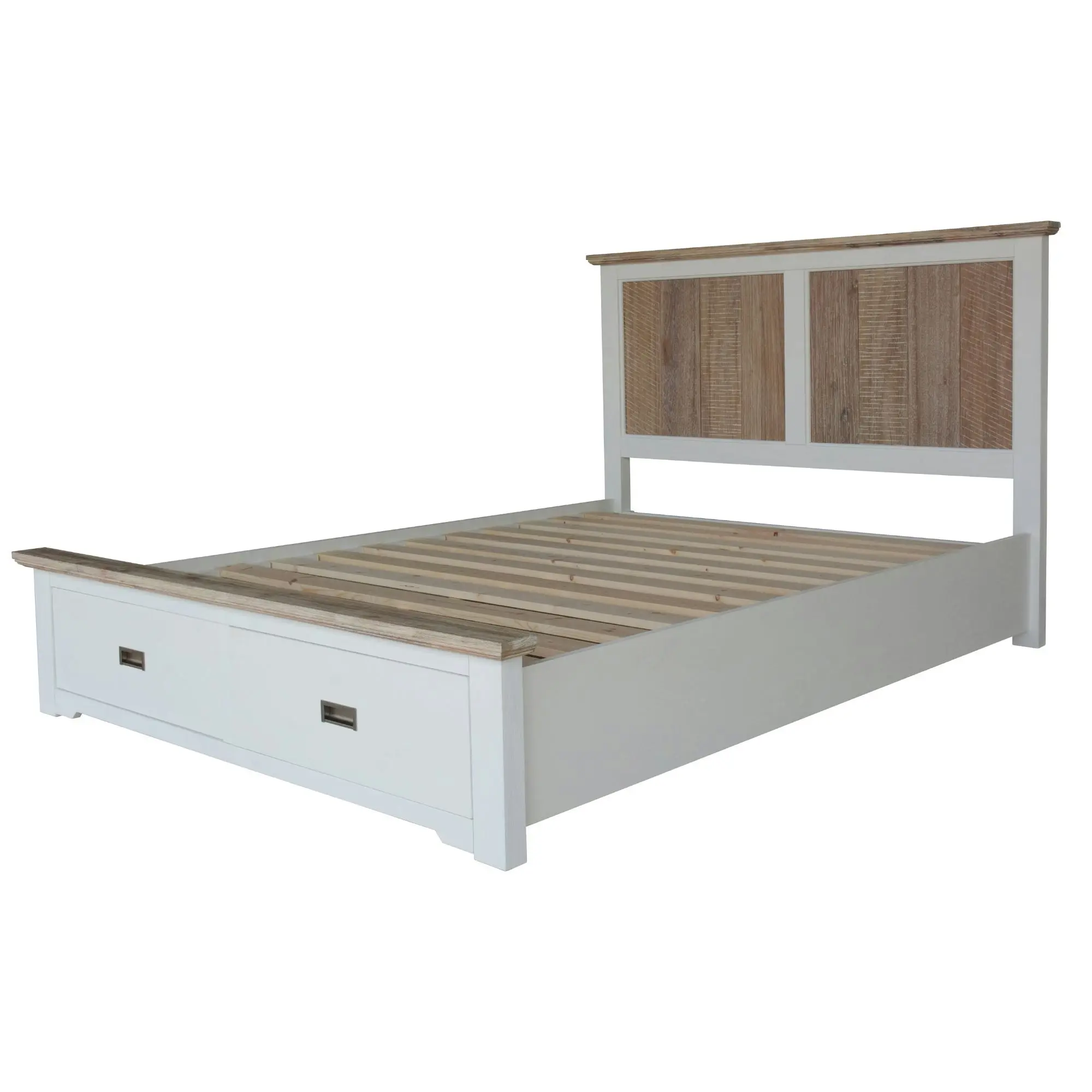 Fiona 4pc Bed Suite Bedside Tallboy