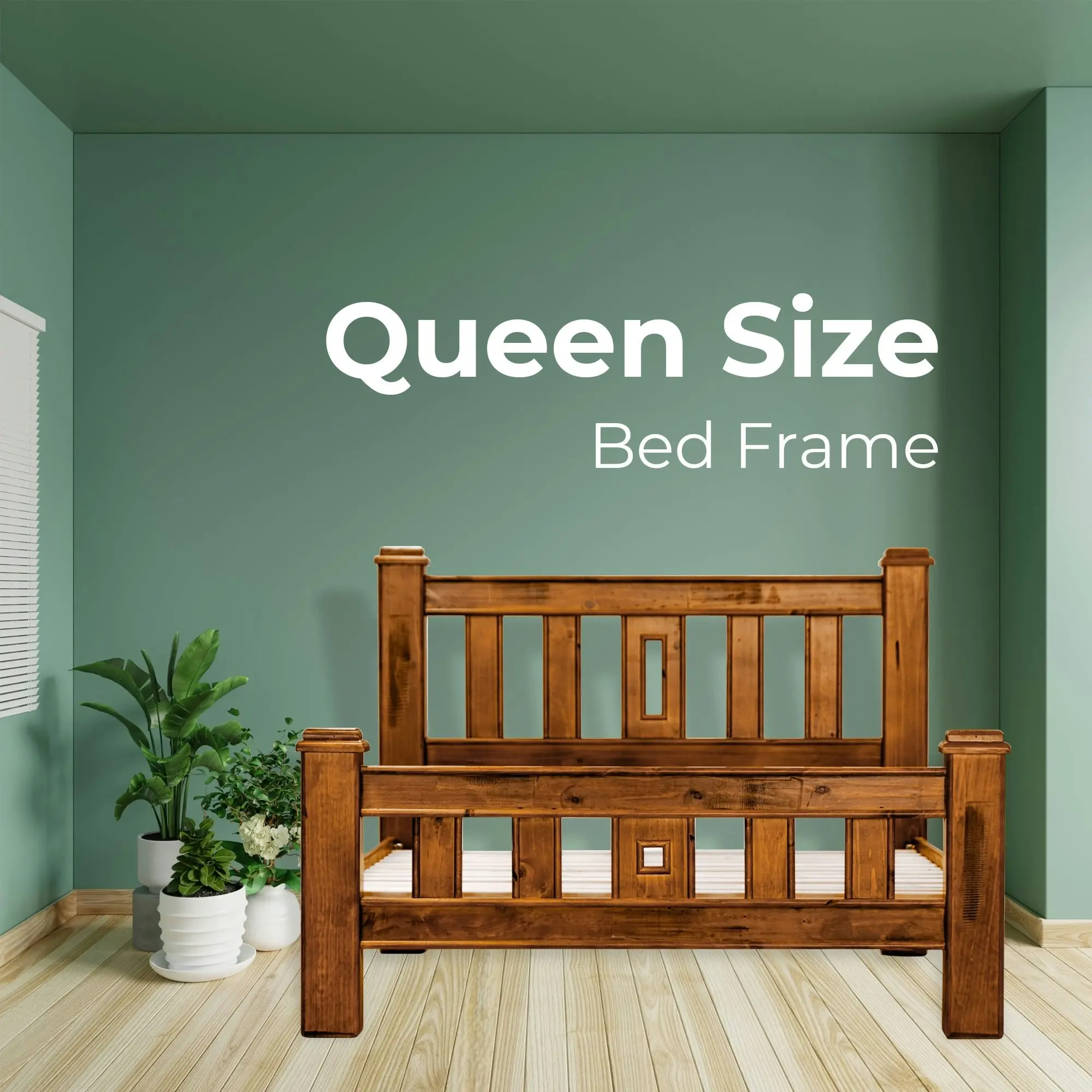 Umber Queen Bed Frame