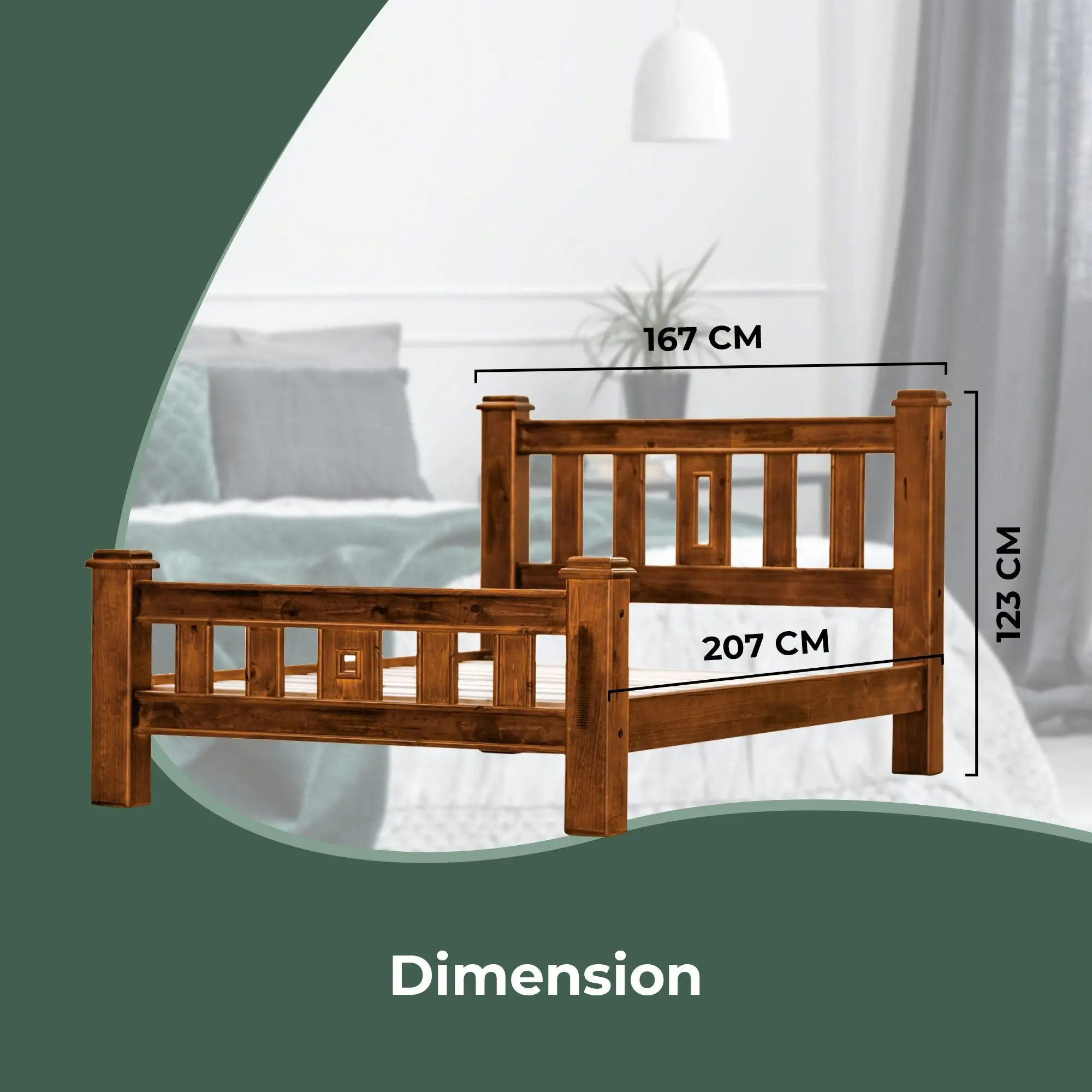 Umber Queen Bed Frame