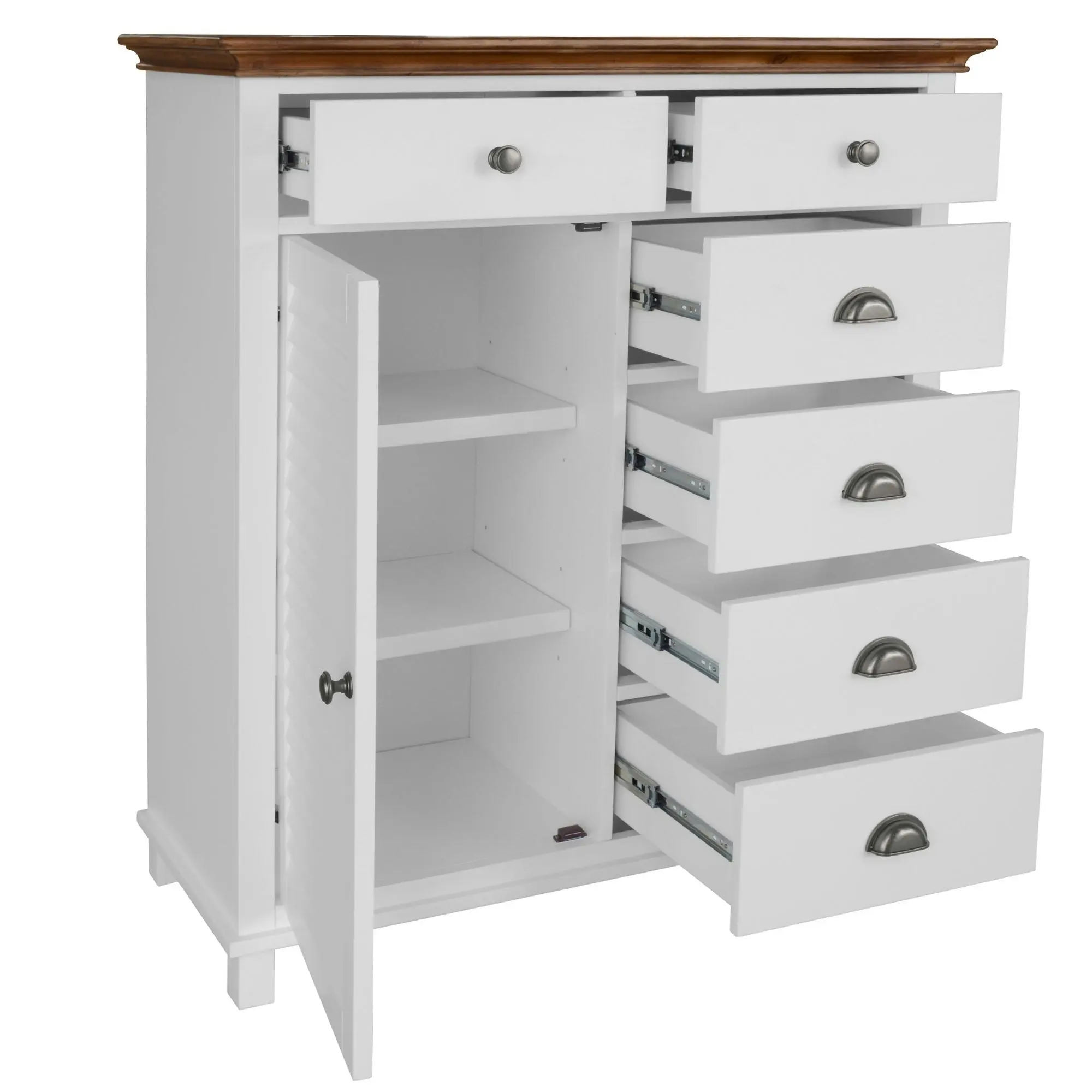 Virginia 3pc Set Bedside Tallboy