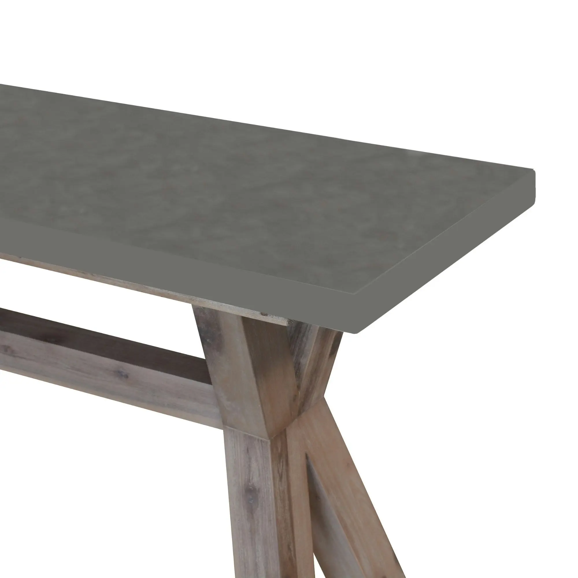 Stony 130cm Console Table with Concrete Top