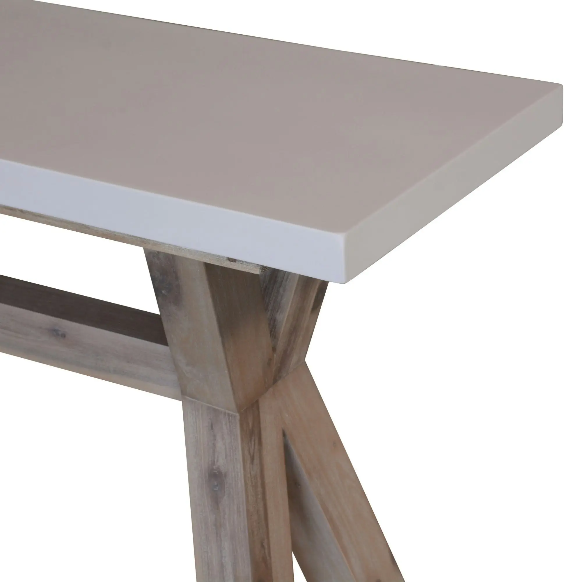 Stony 130cm Console Table with Concrete Top