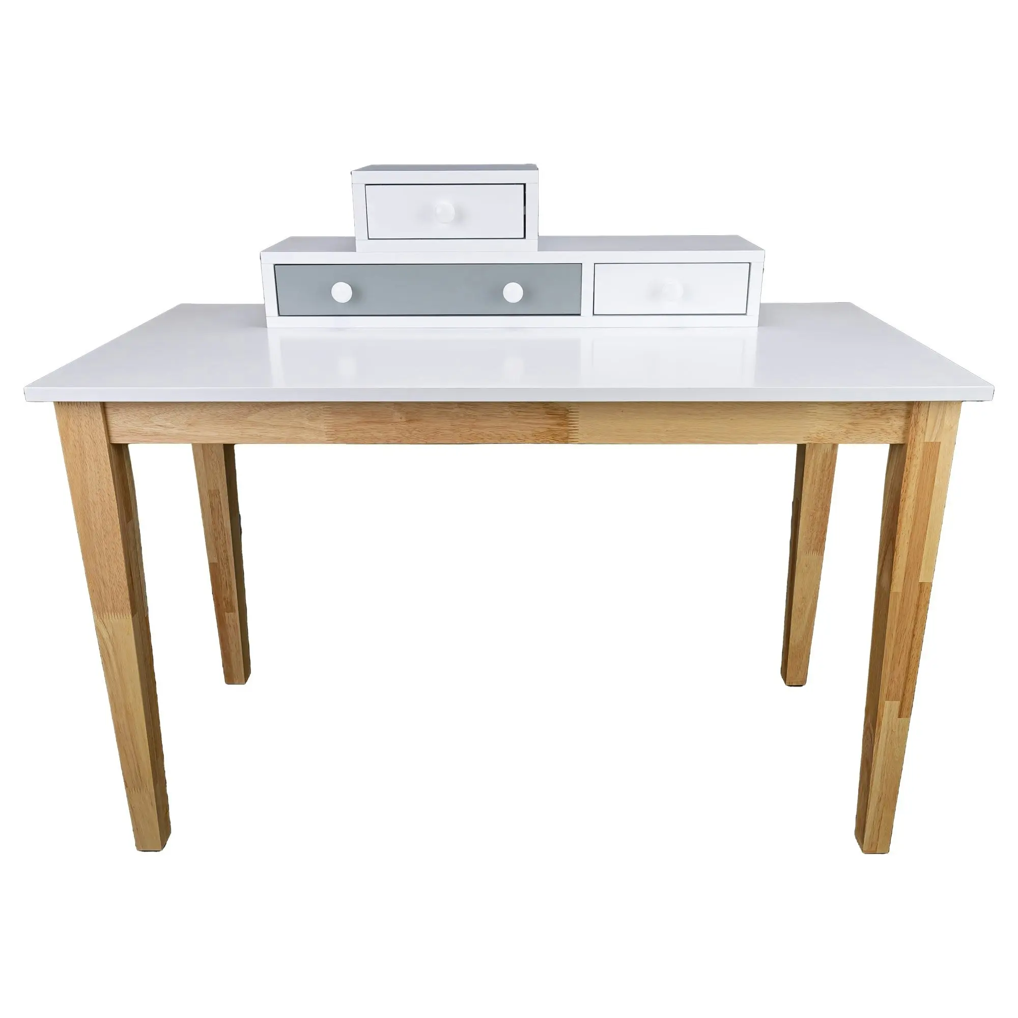 Reader Kids Study Desk Grey