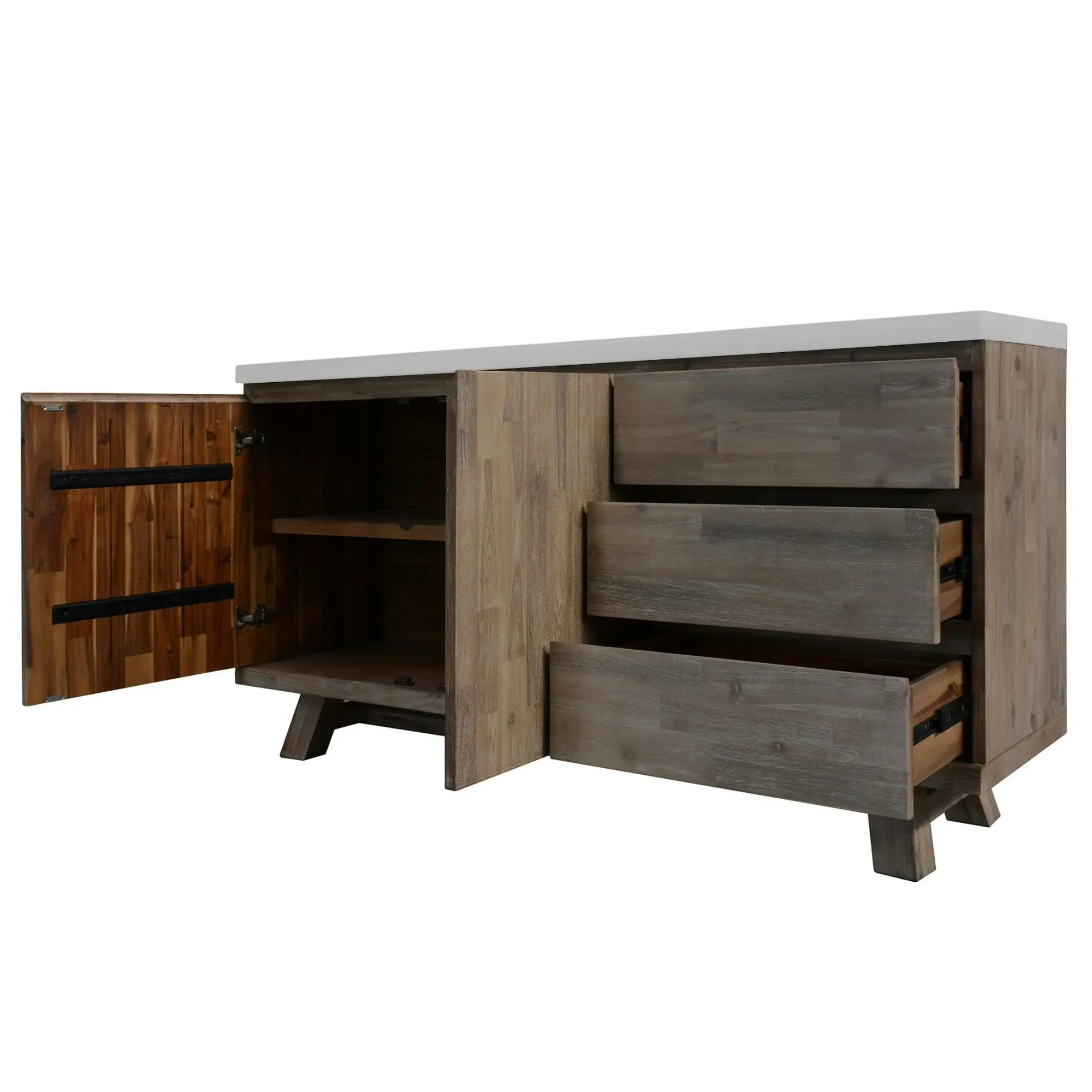 Stony 160cm Buffet with Concrete Top