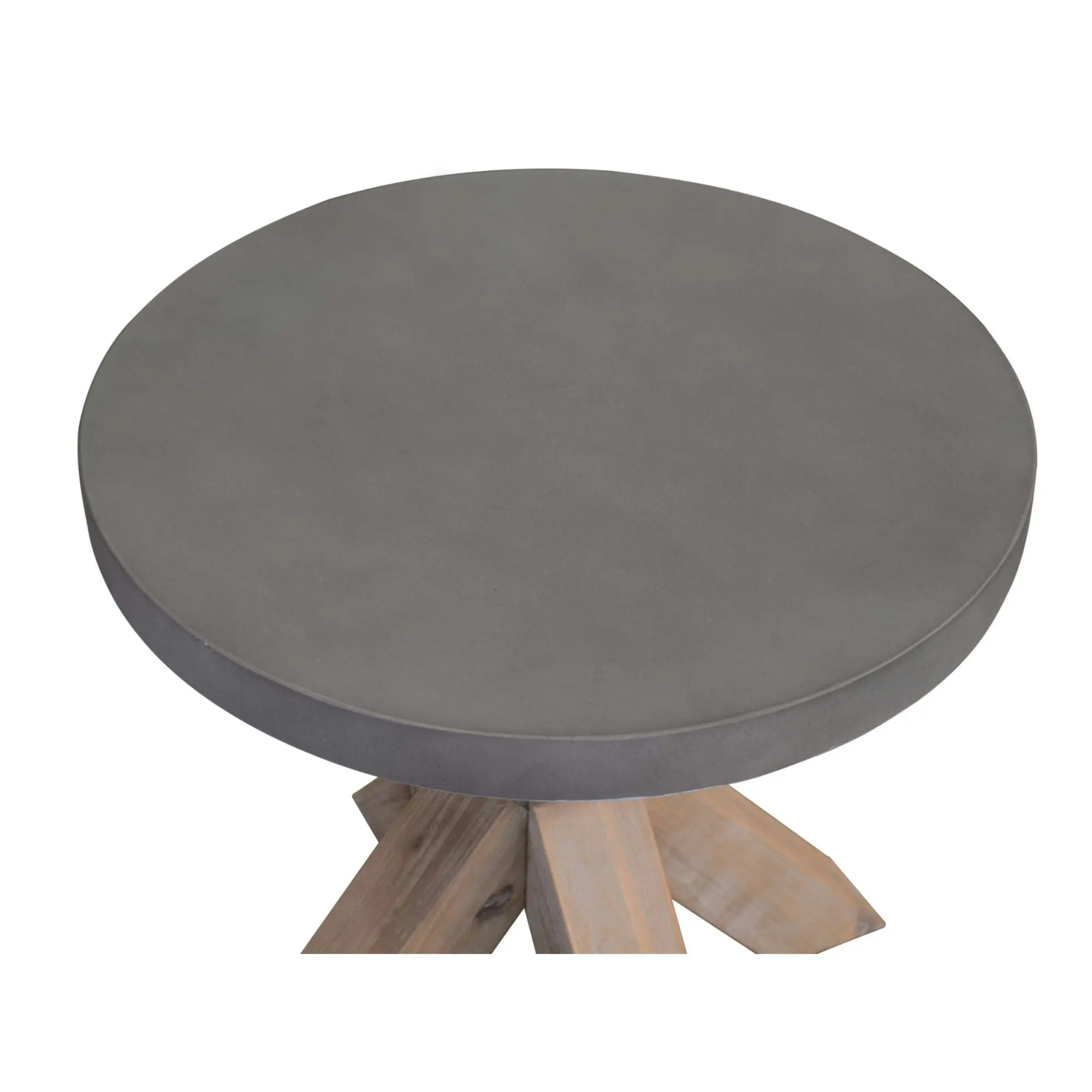 Stony Lamp Table with Concrete Top