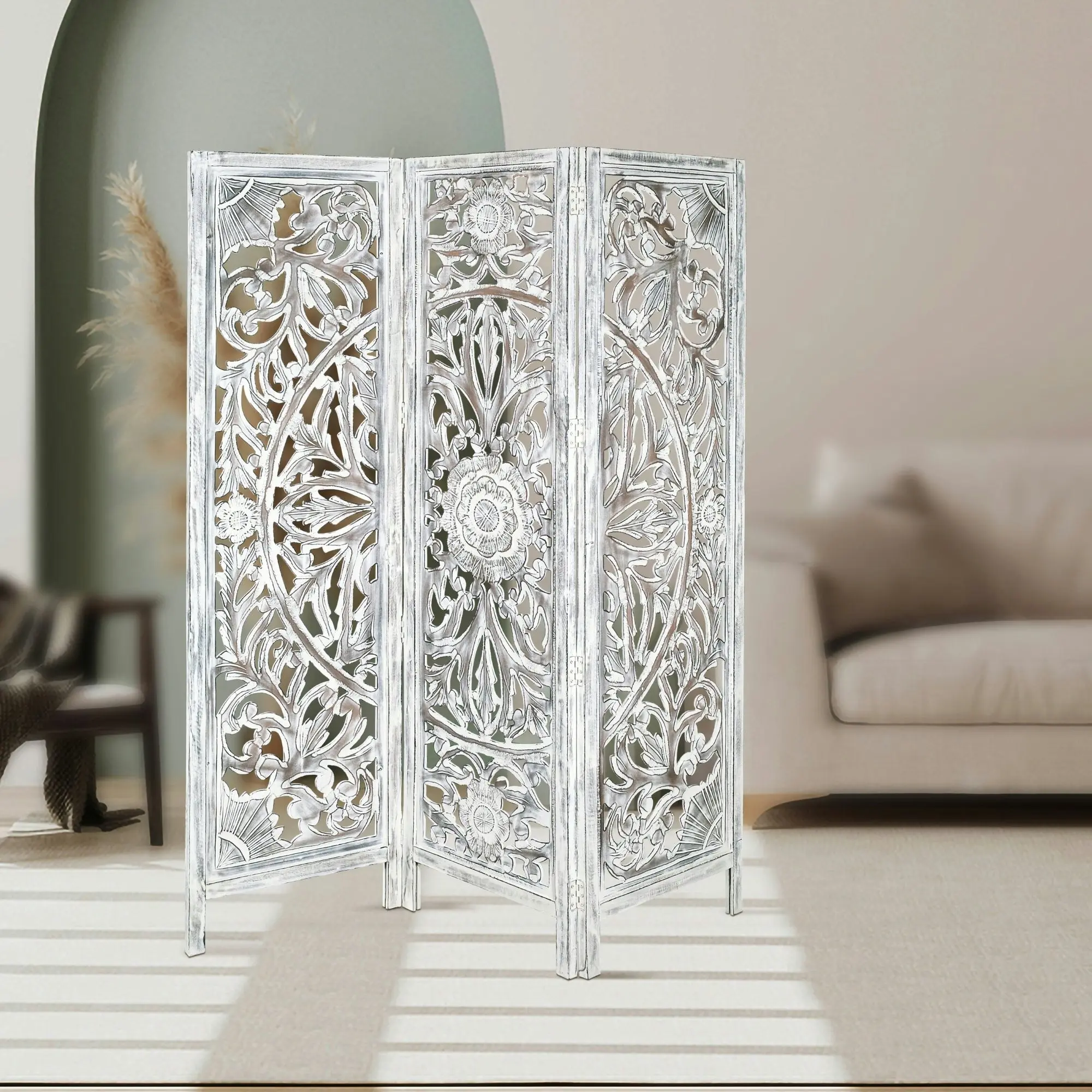 Diego Room Screen Divider White