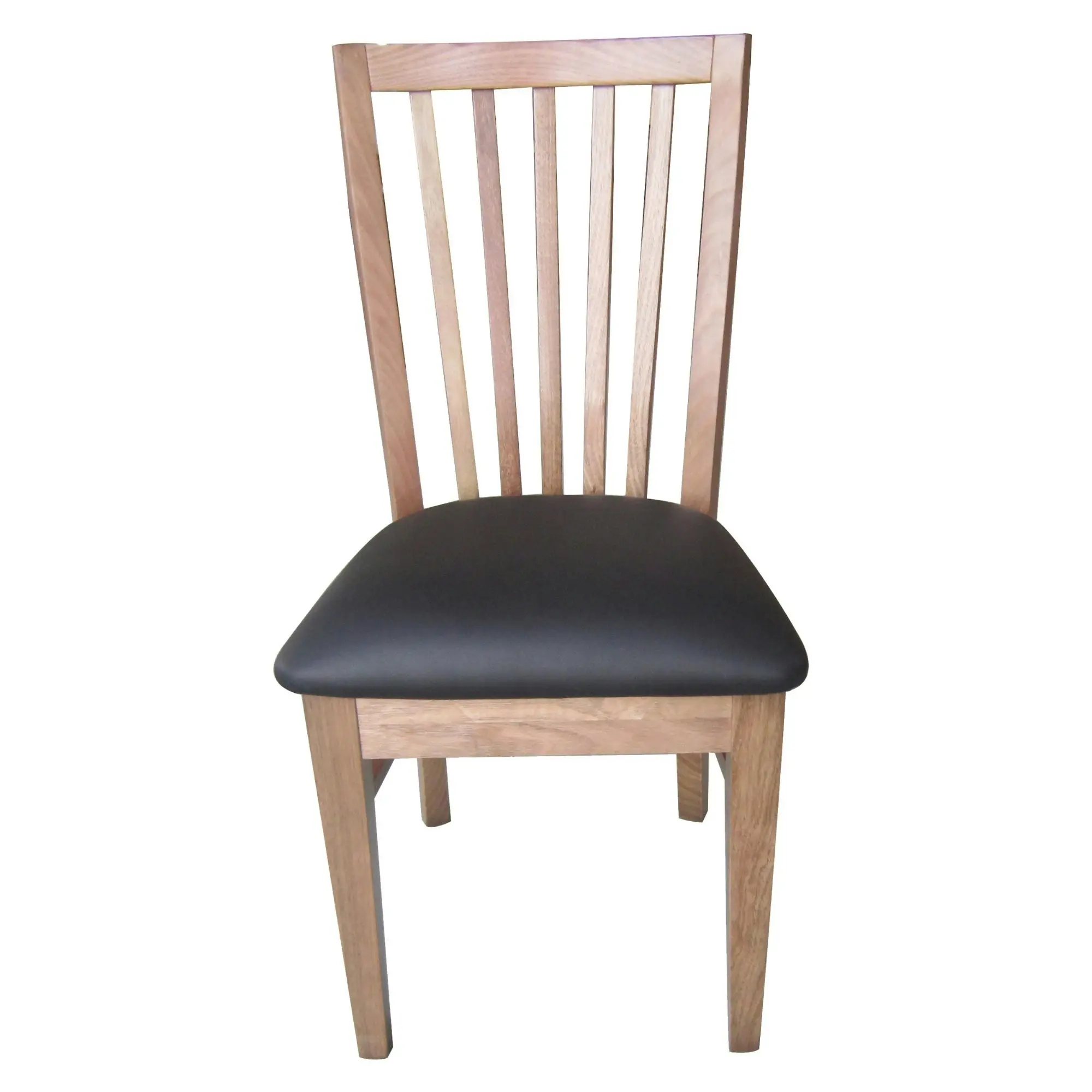 Fairmont 2pc Set PU Slat Back Dining Chair