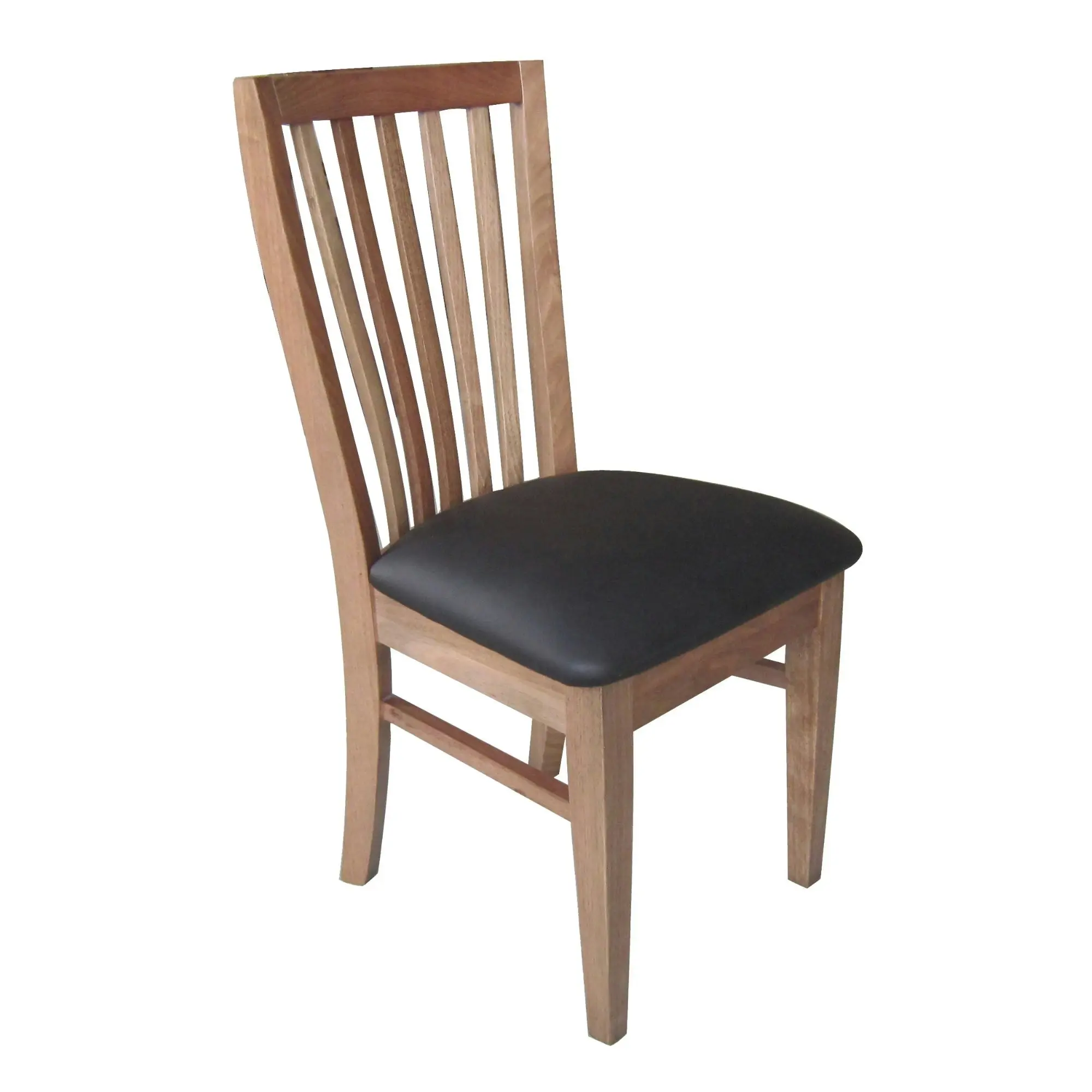 Fairmont 2pc Set PU Slat Back Dining Chair