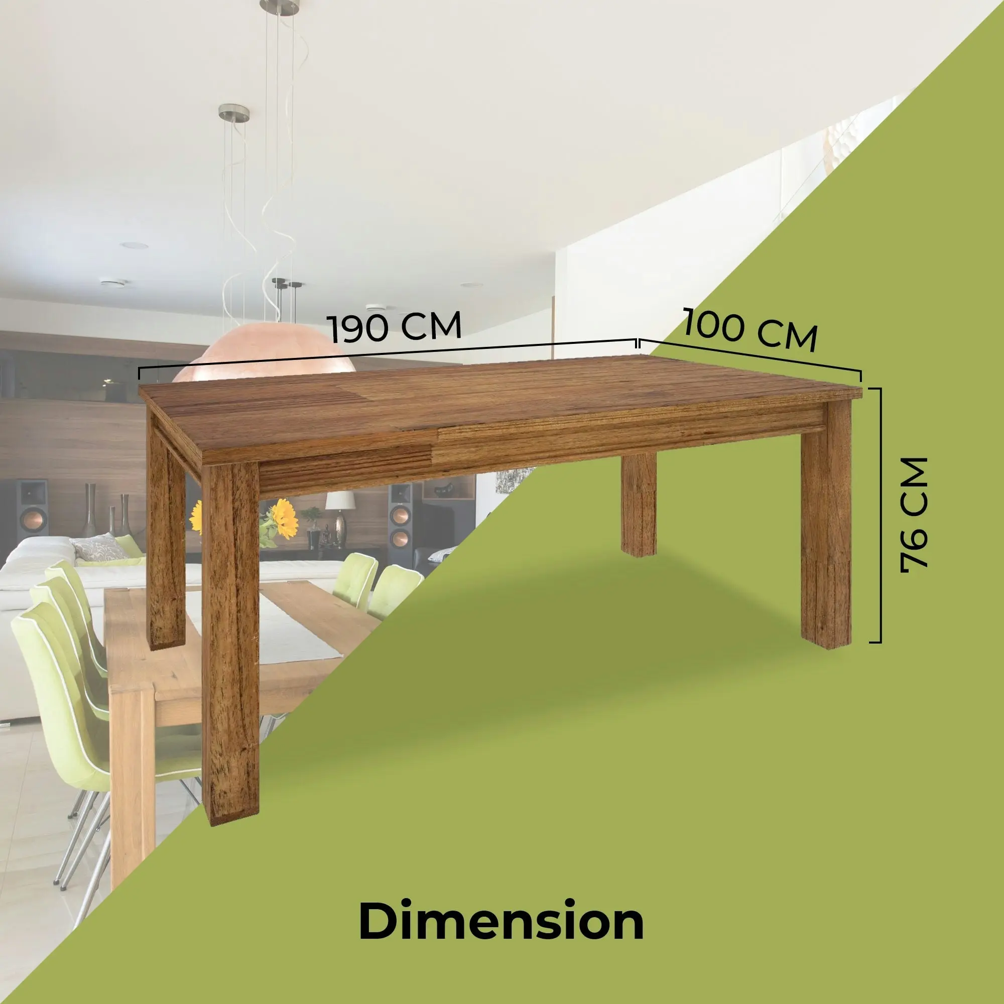 Birdsville 190cm Dining Table