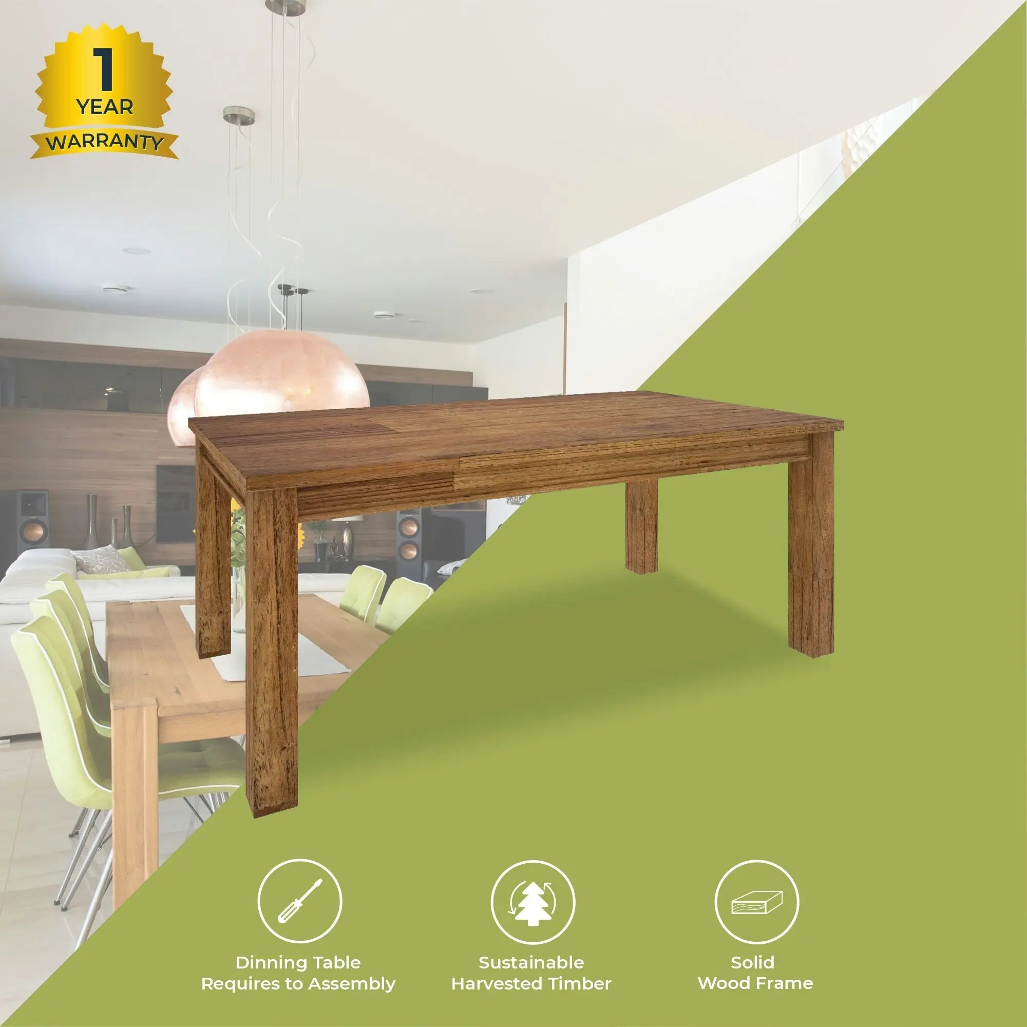 Birdsville 190cm Dining Table