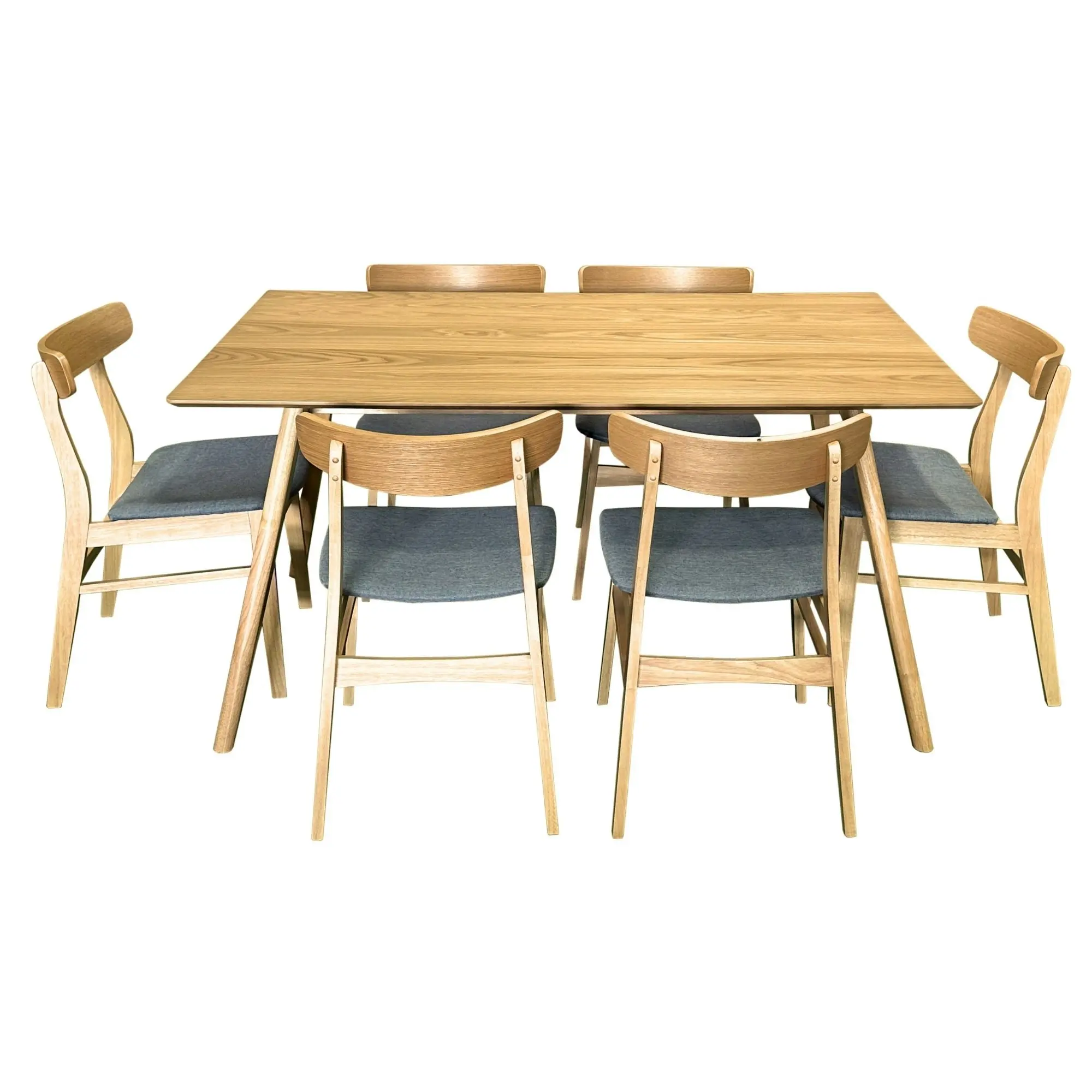 Oscar 7pc 150cm Dining Table Chair Set