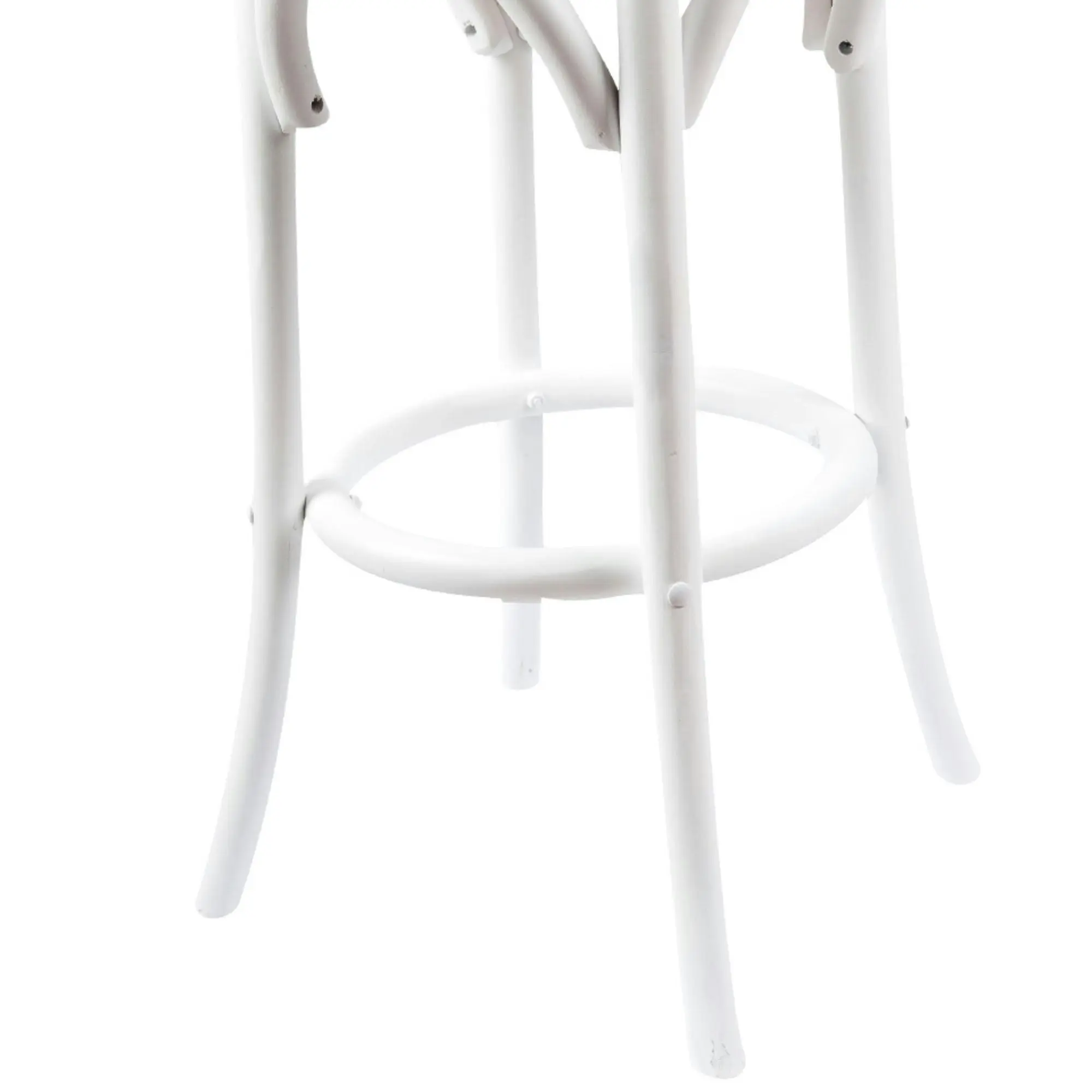 Aster Round Bar Stools White