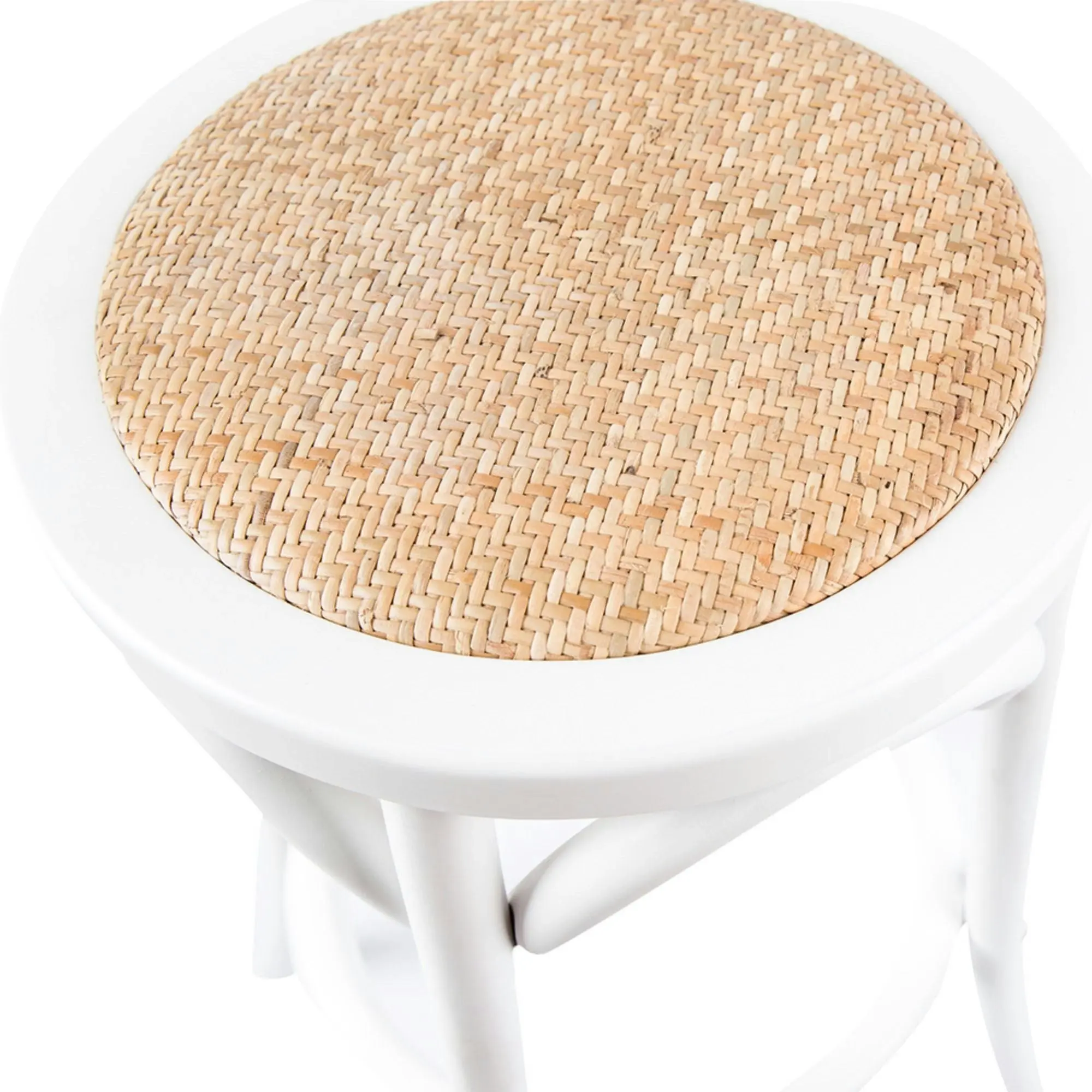 Aster Round Bar Stools White