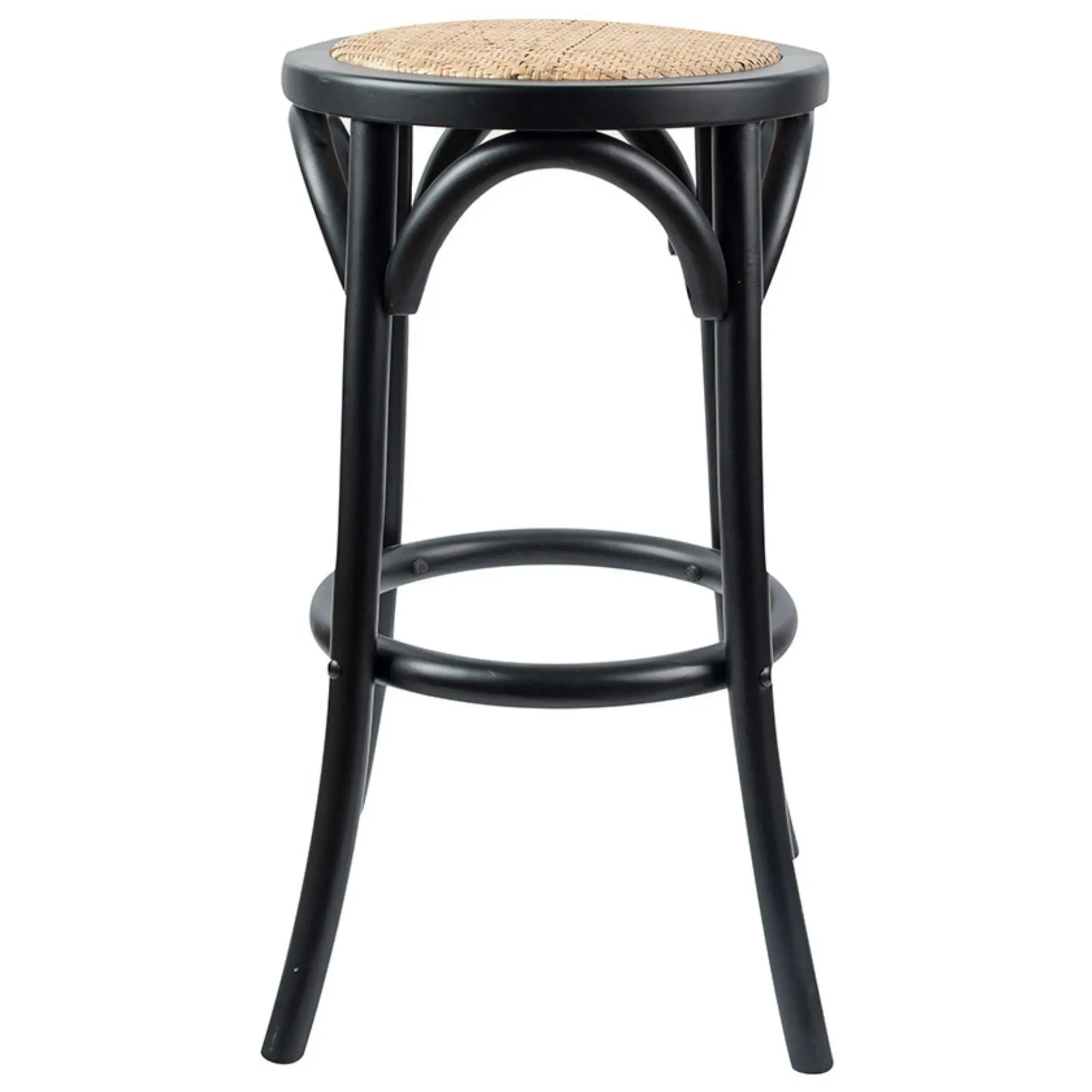 Aster Round Bar Stools Black