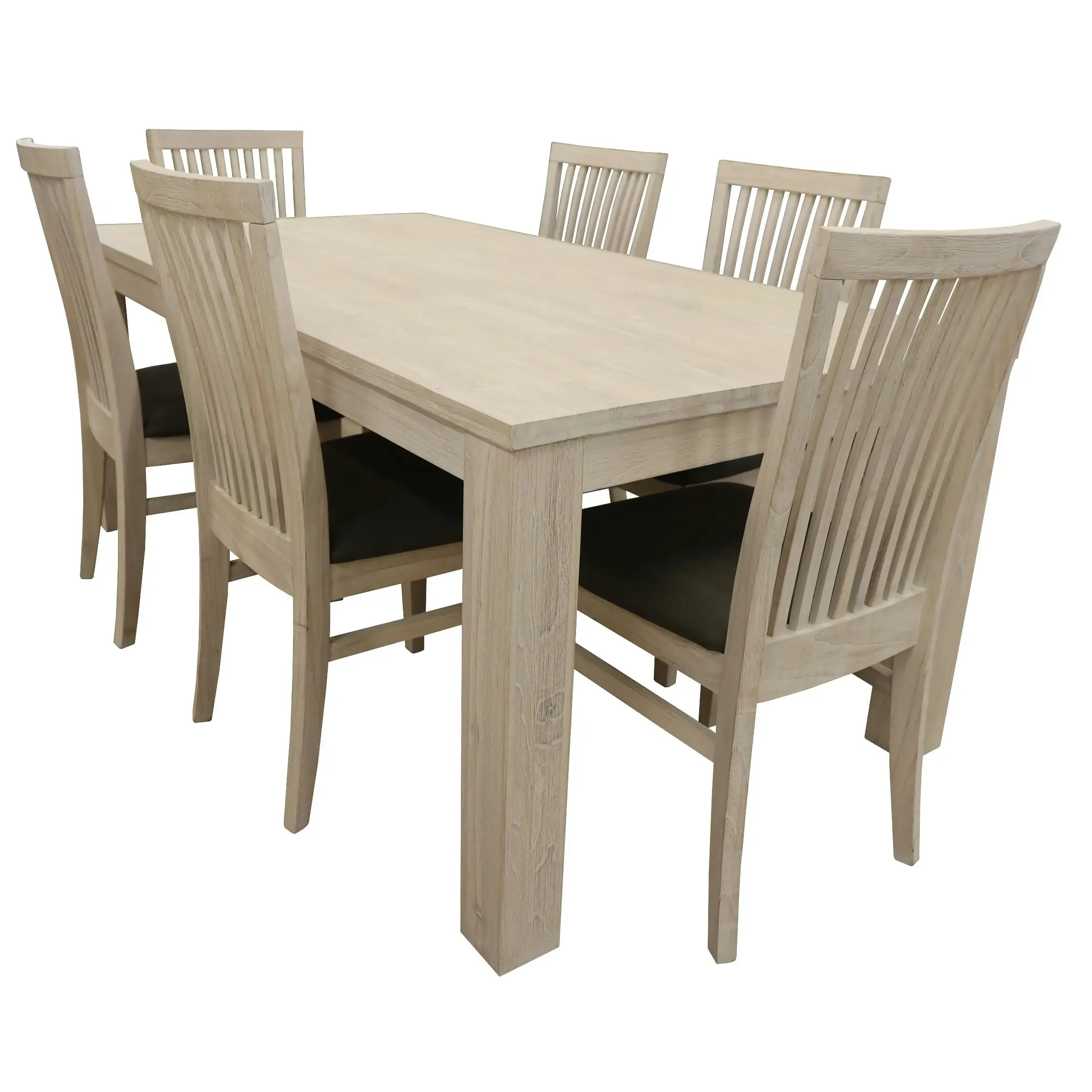 Foxglove 9pc 225cm Dining Table Chair Set