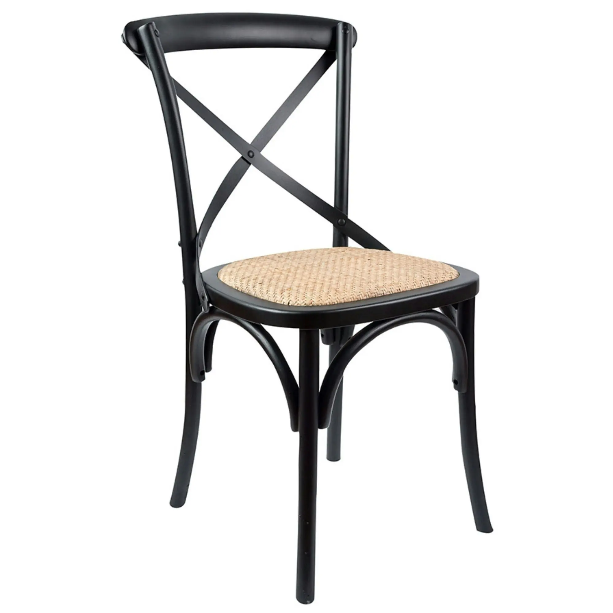 Aster 2pc Set Dining Chair Black