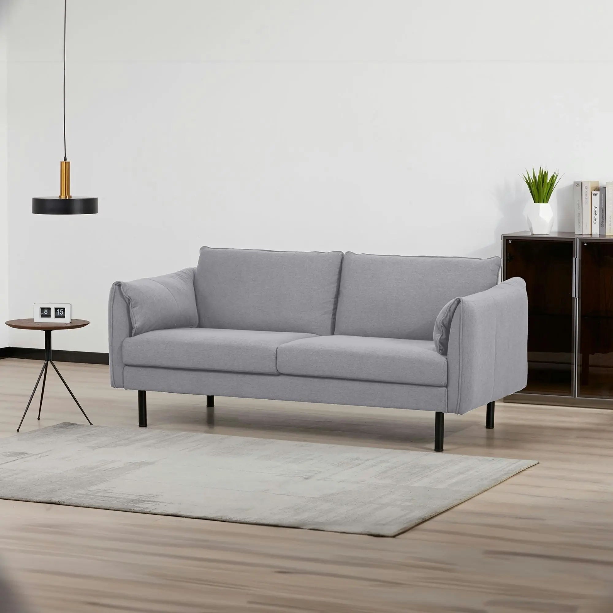 Channel 3 Seater Fabric Sofa