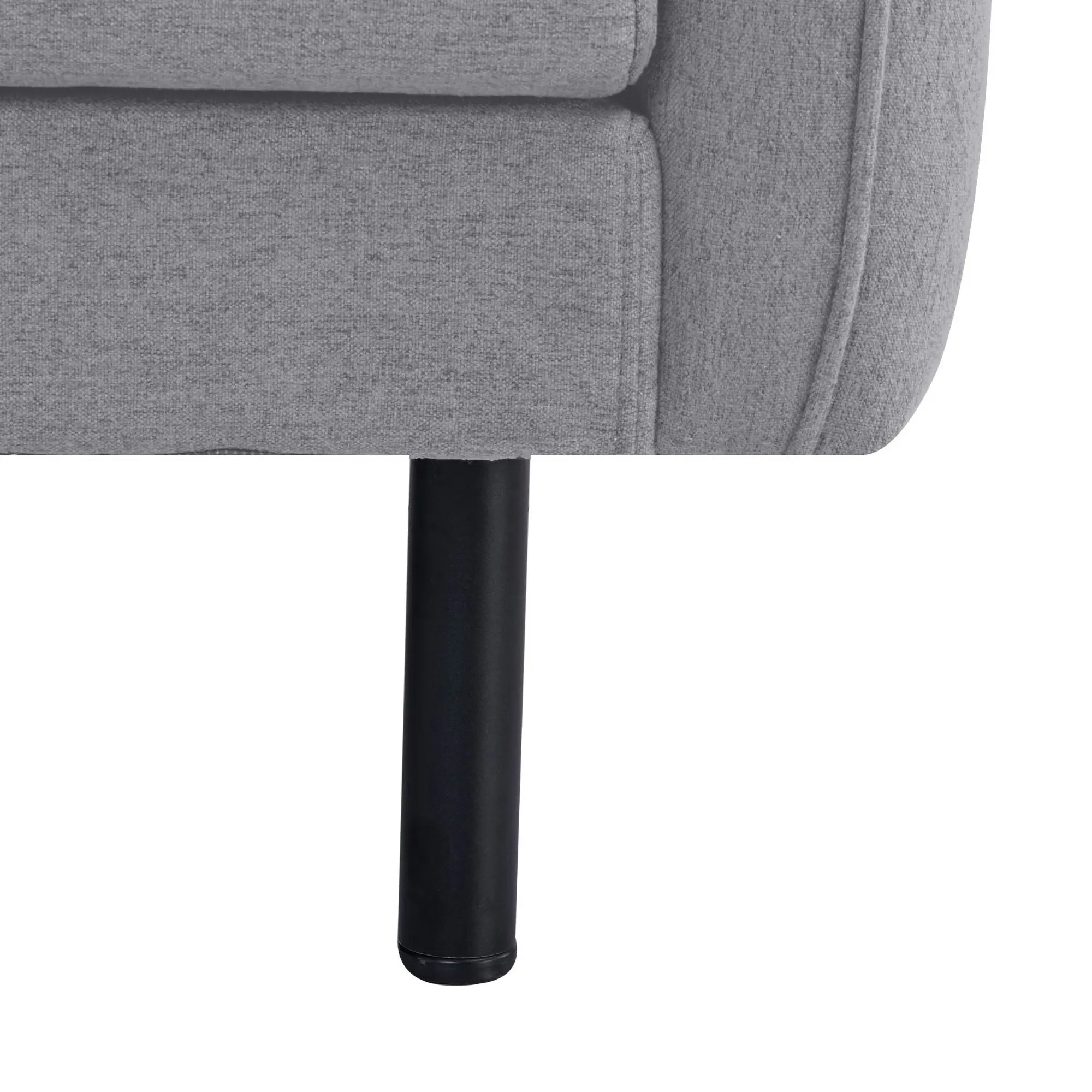 Channel 3 Seater Fabric Sofa