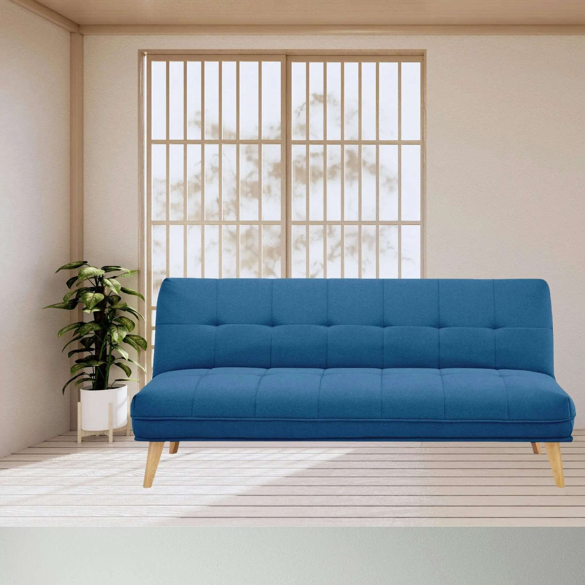 Jovie 3 Seater Fabric Sofa Bed