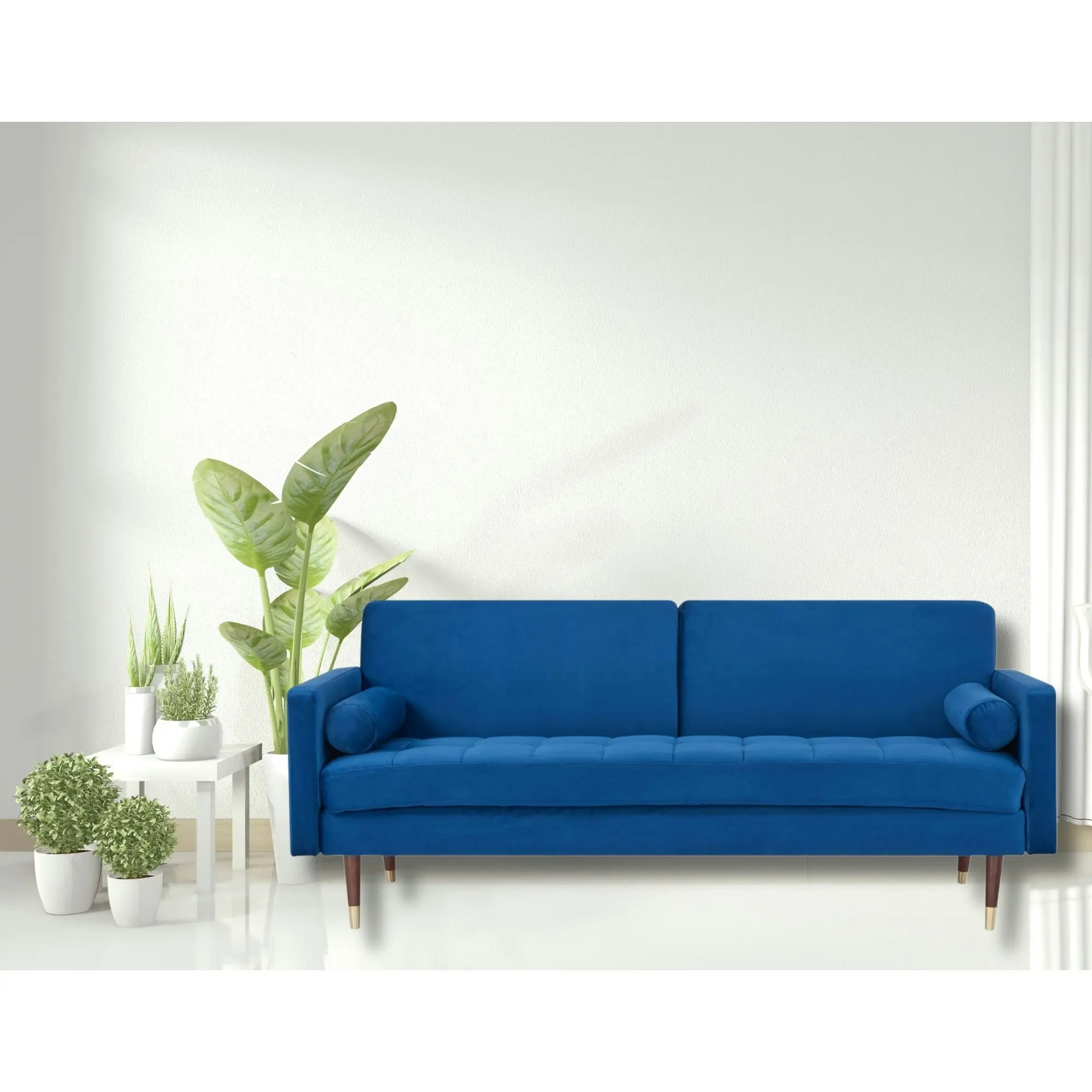 Livia 3 Seater Fabric Sofa Bed