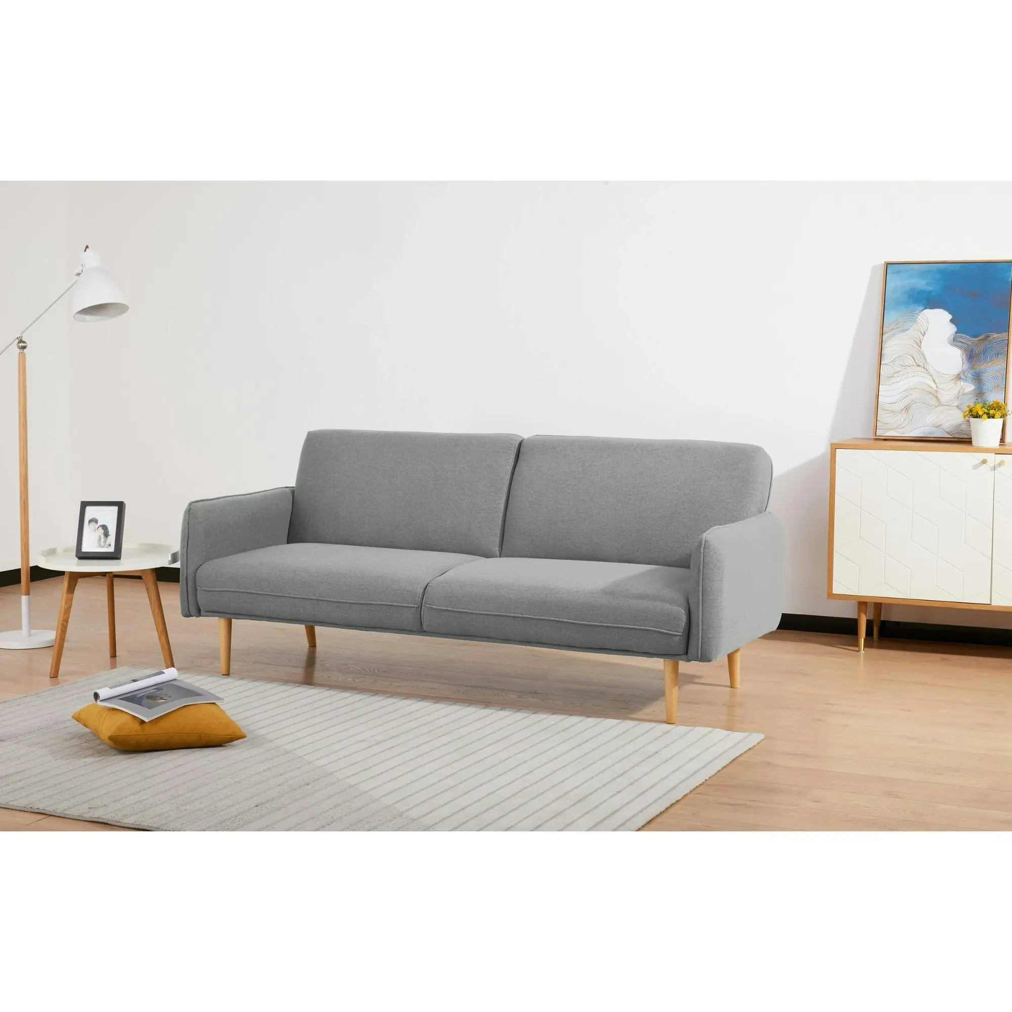 Celia 3 Seater Fabric Sofa Bed