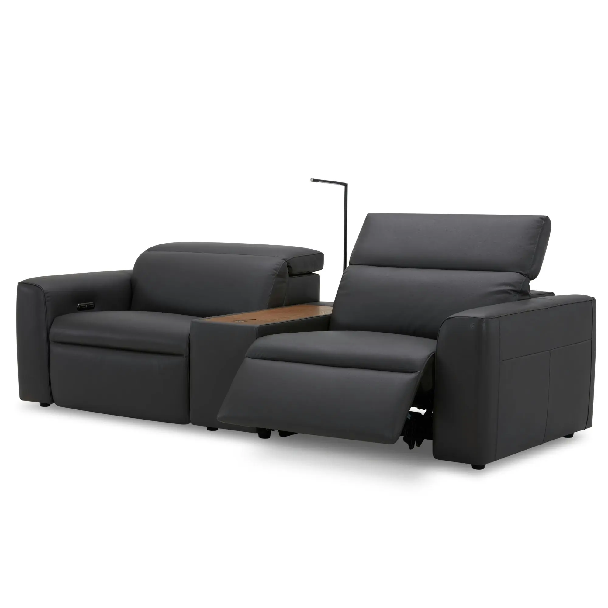 Hallie 2 Seater Leather Electric Recliner Sofa