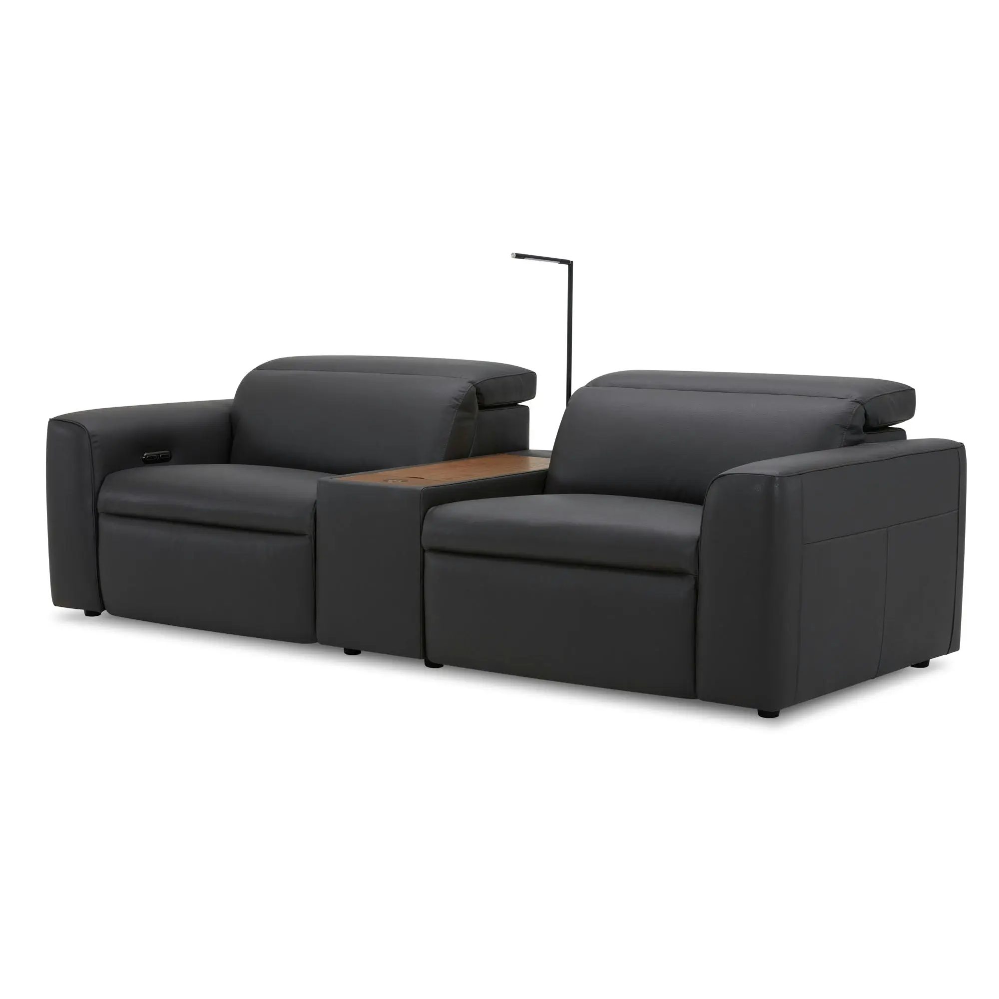 Hallie 2 Seater Leather Electric Recliner Sofa