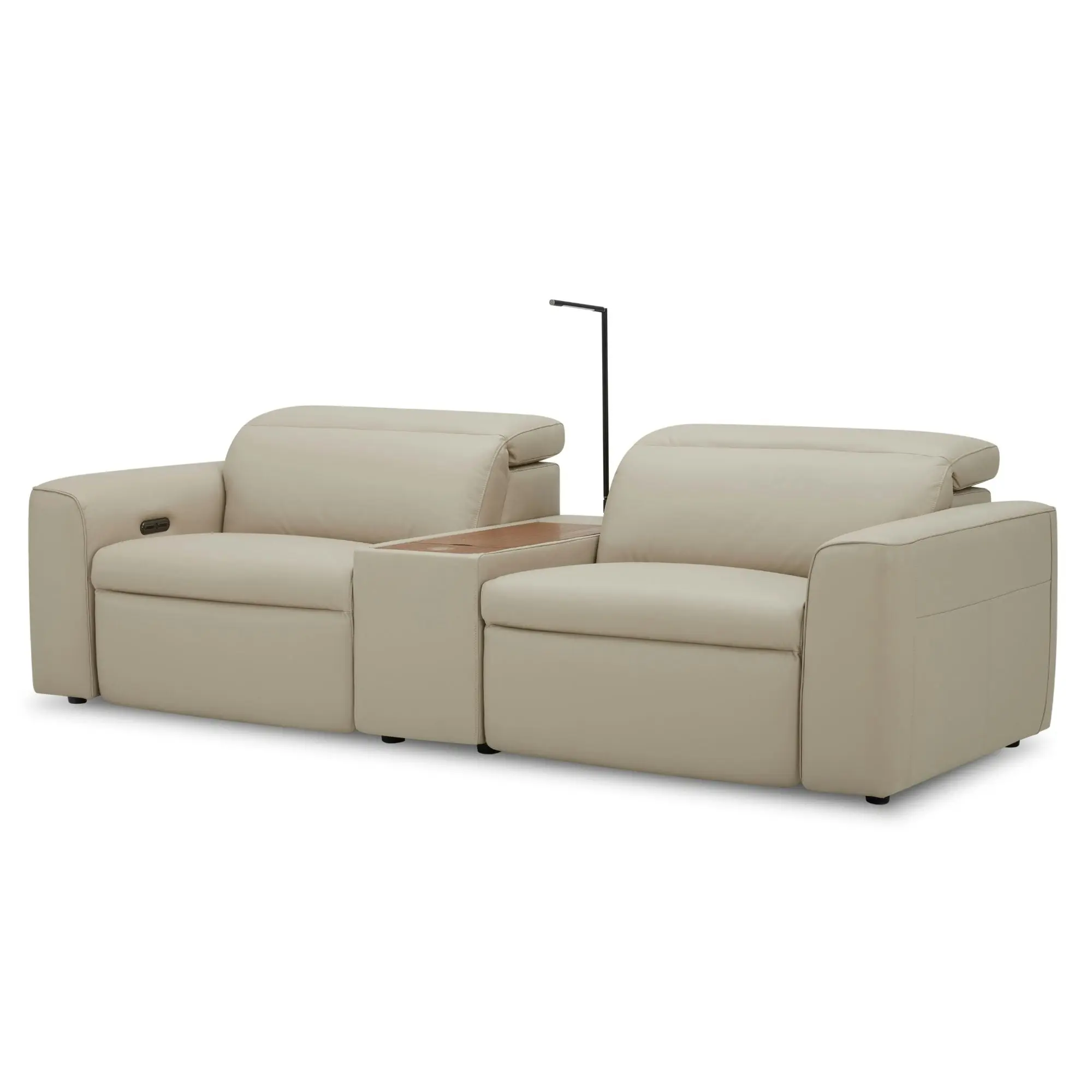 Hallie 2 Seater Leather Electric Recliner Sofa