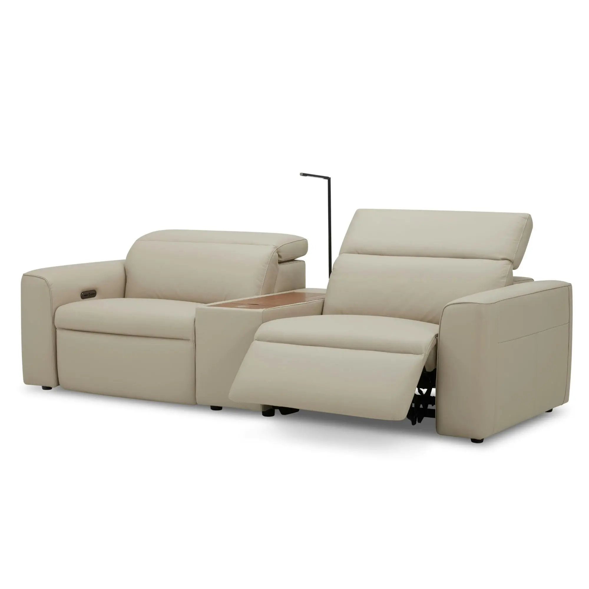 Hallie 2 Seater Leather Electric Recliner Sofa