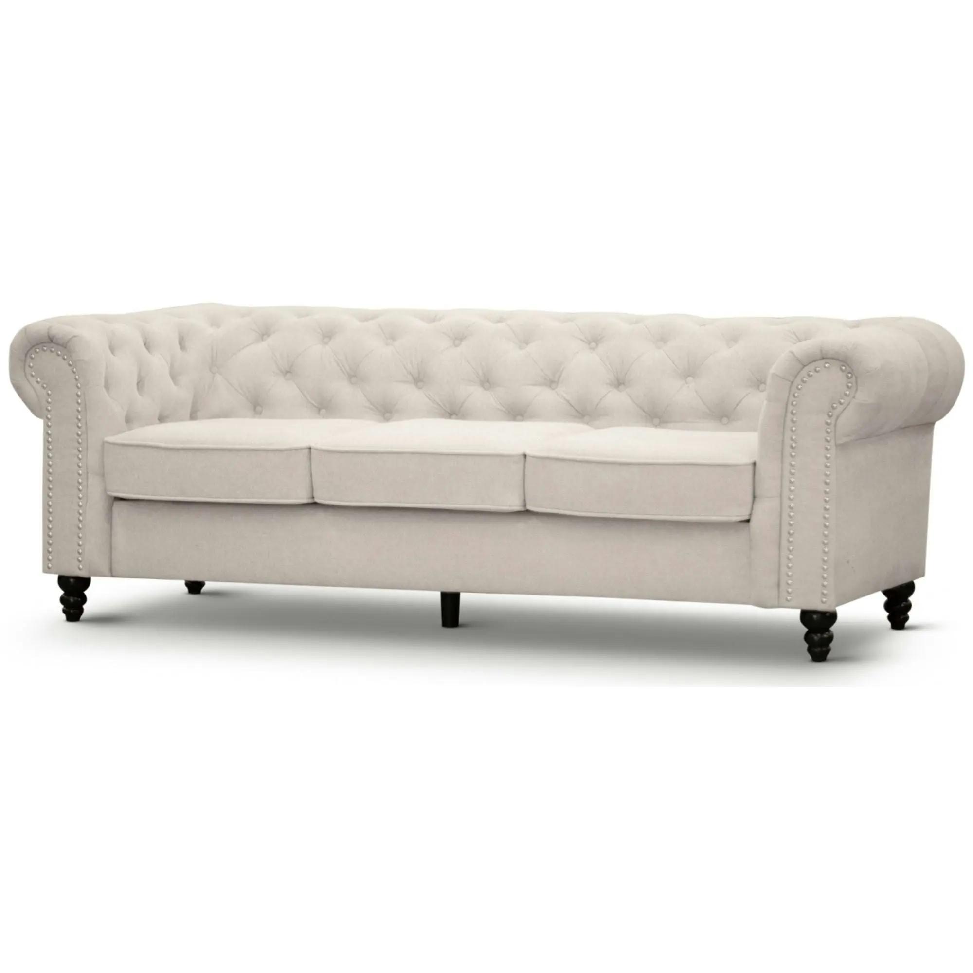 Mellowly 3 Seater Sofa Beige