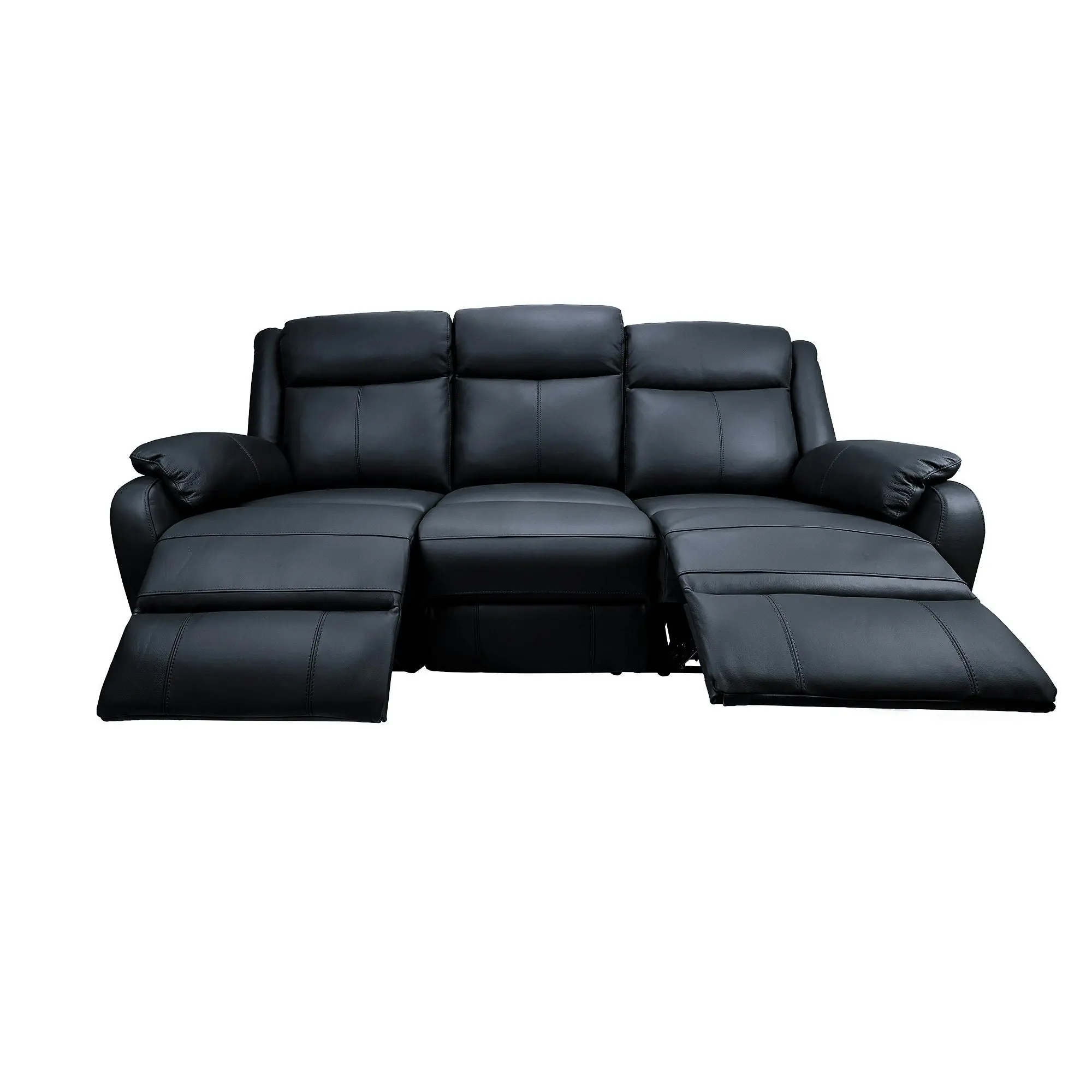 Bella 3 Seater Leather Electric Recliner Sofa Lounge