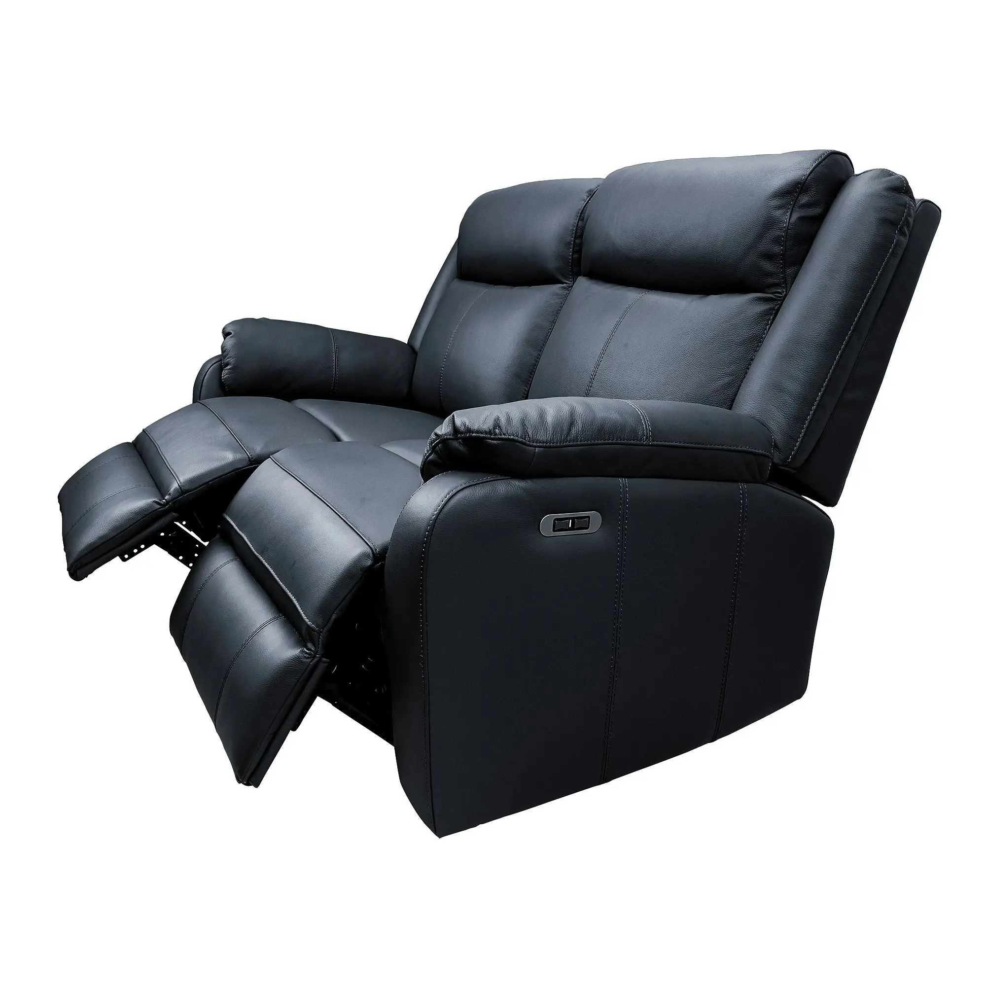 Bella 2 Seater Leather Electric Recliner Sofa Lounge