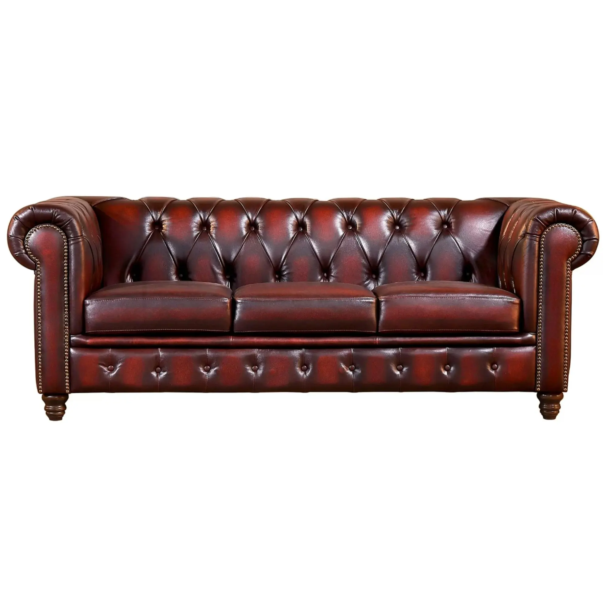 Max Chesterfield Leather Sofa