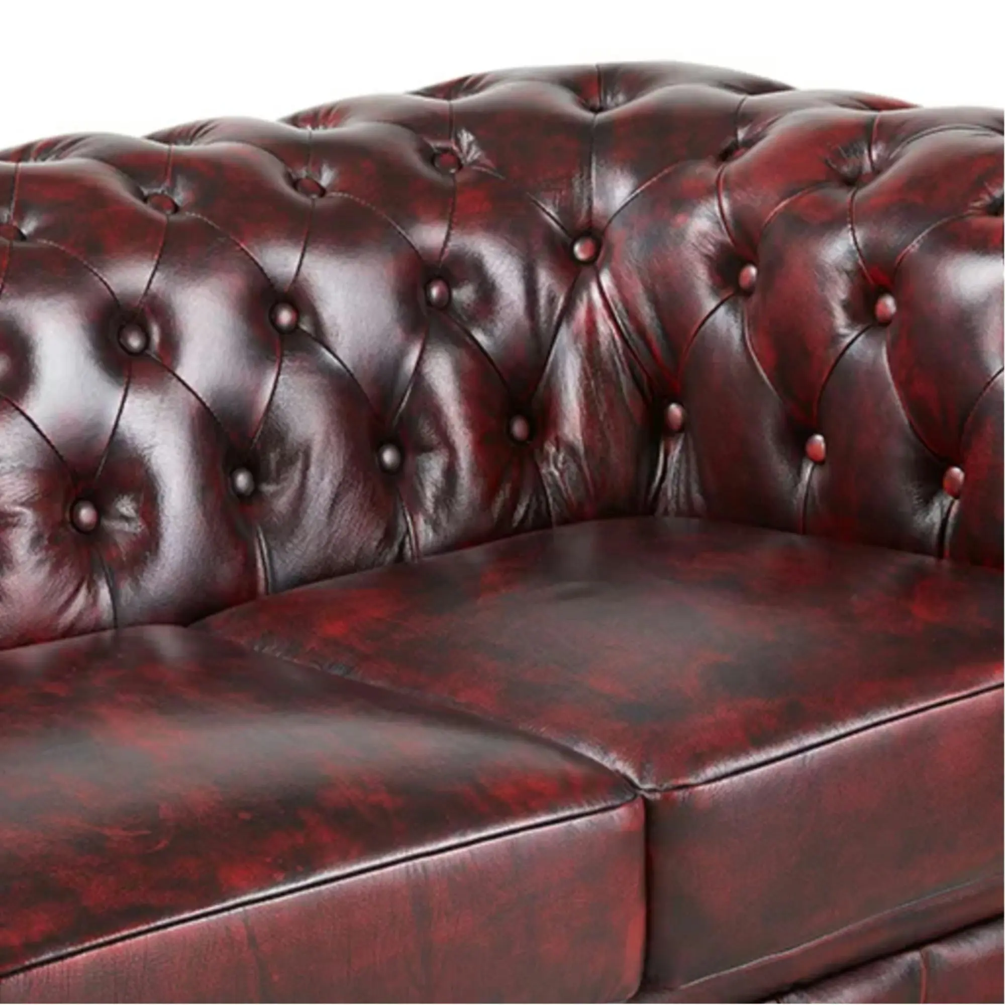 Max Chesterfield Leather Sofa