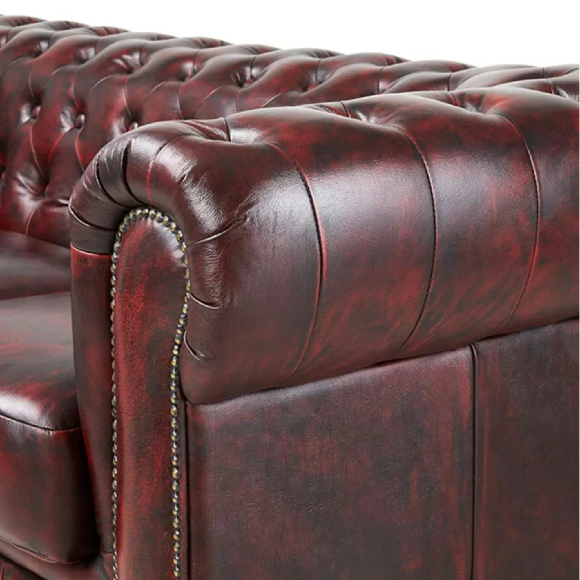 Max Chesterfield Leather Sofa