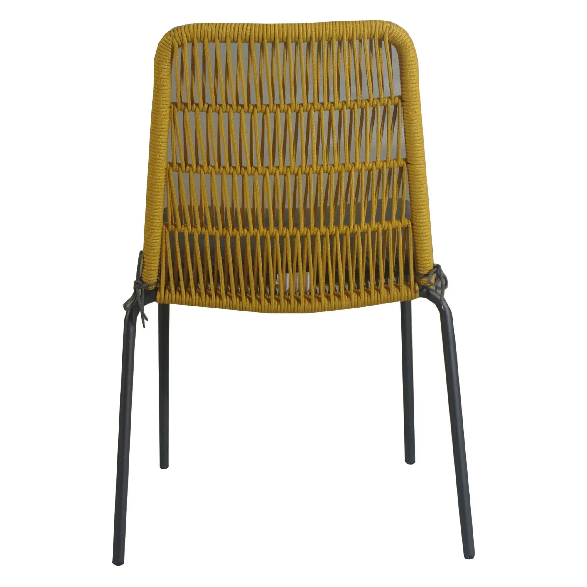 Lara 2pc Outdoor Dining Chair Yellow