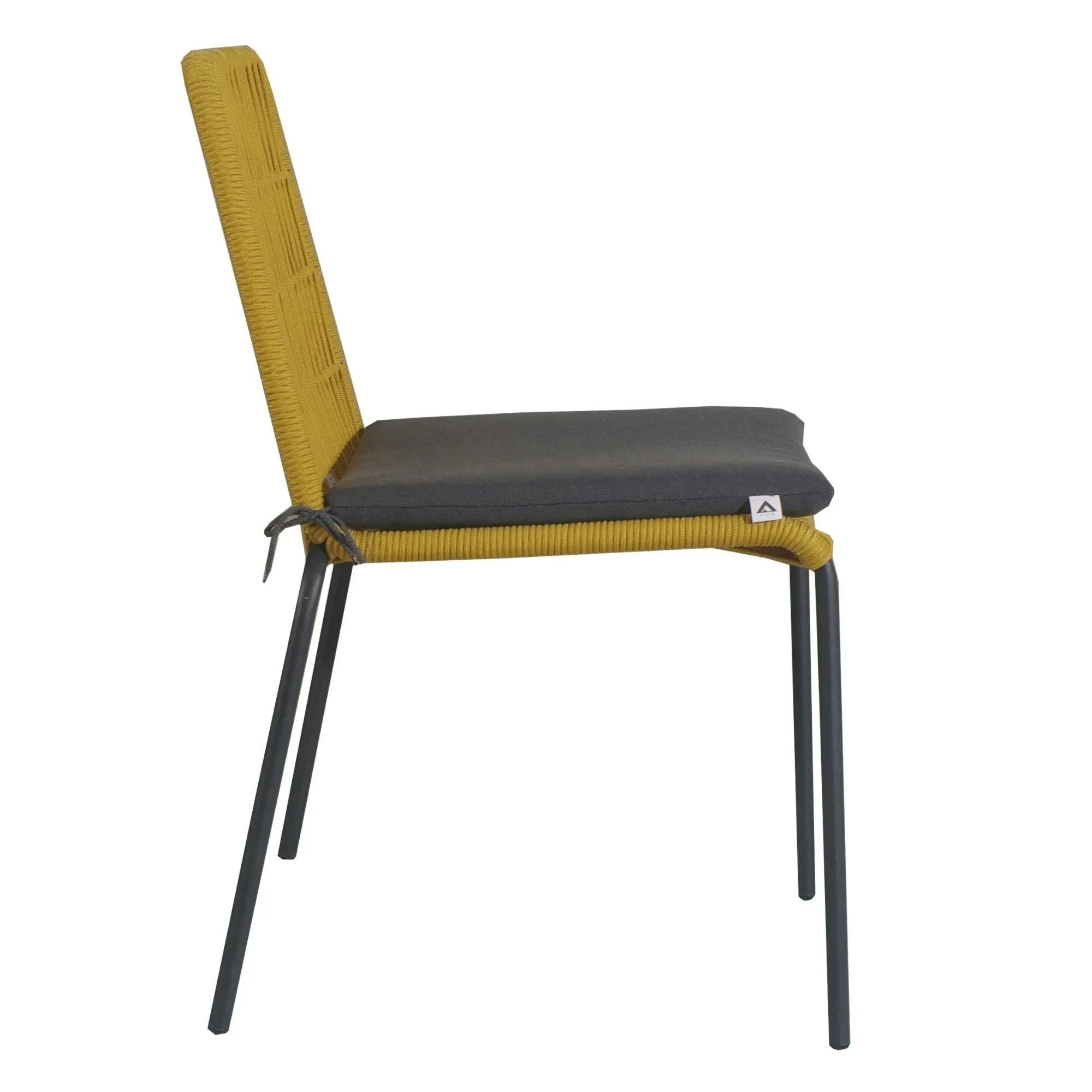 Lara 2pc Outdoor Dining Chair Yellow