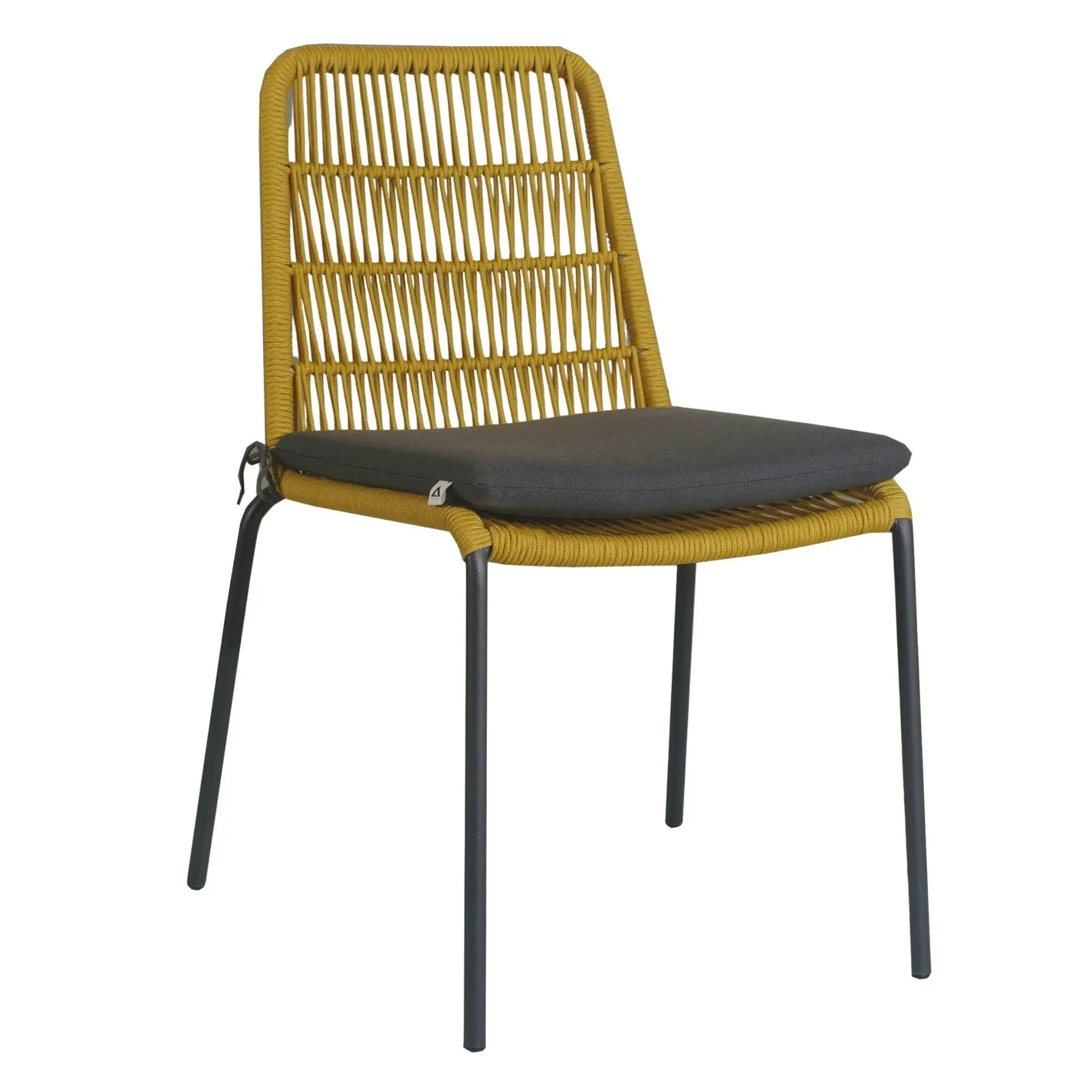 Lara 2pc Outdoor Dining Chair Yellow