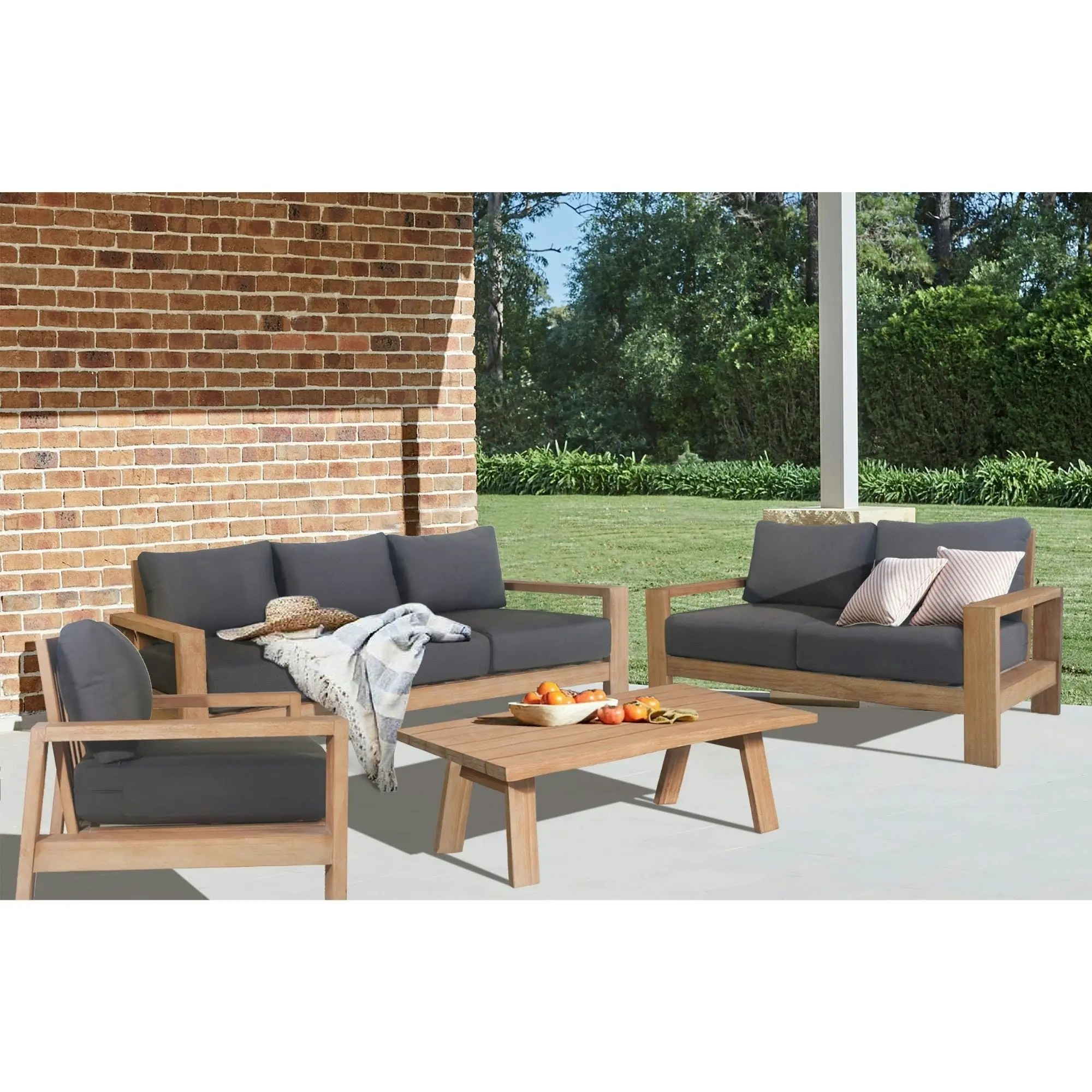 Stud 4pc Outdoor Sofa Set