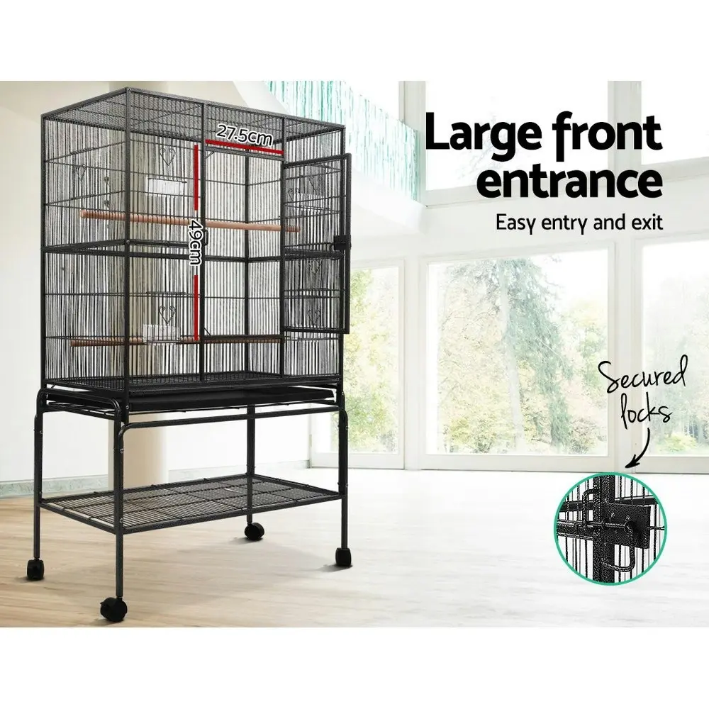 i.Pet Large 137cm Wrought Iron Bird Cage Aviary