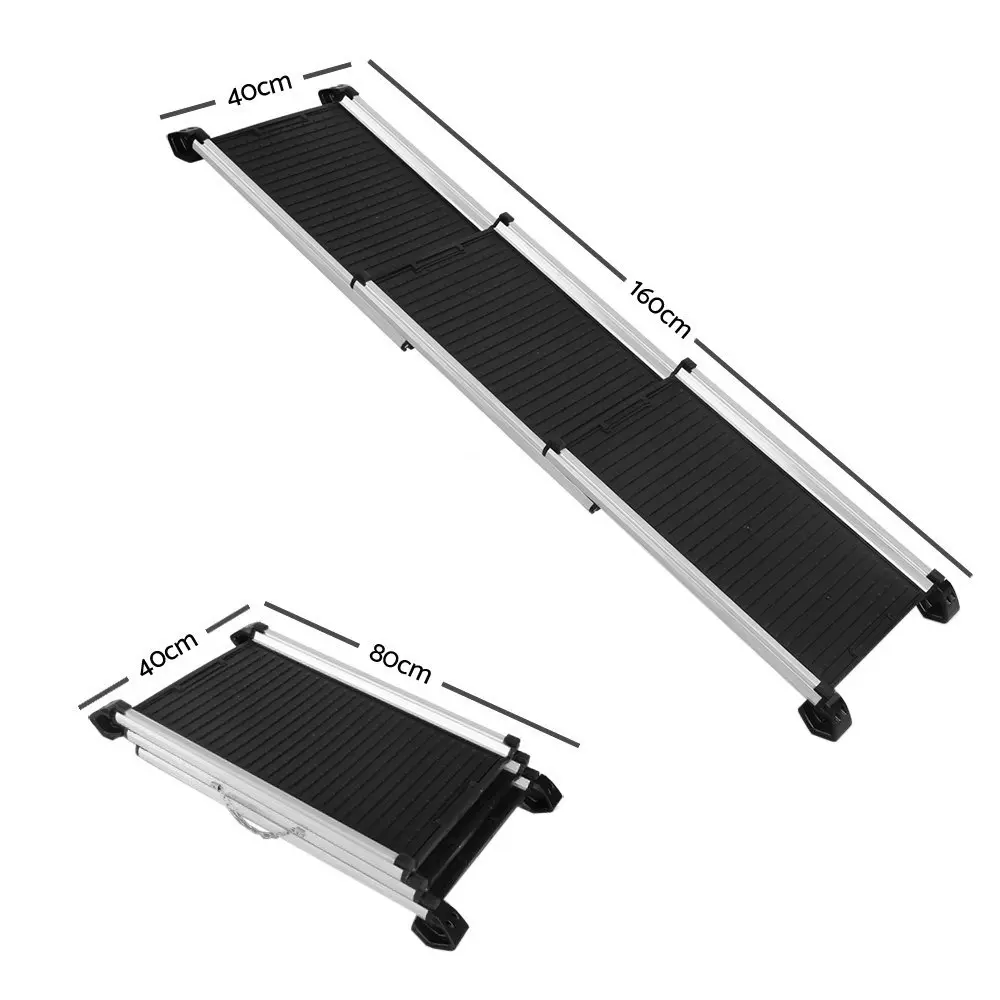 i.Pet Aluminium Foldable Dog Ramp. Up to 120kg Capacity