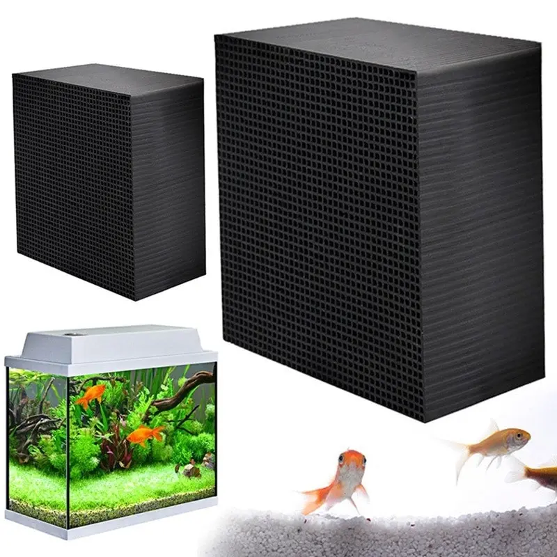 Aquarium water purification cube absorbs 99% of odour + toxins