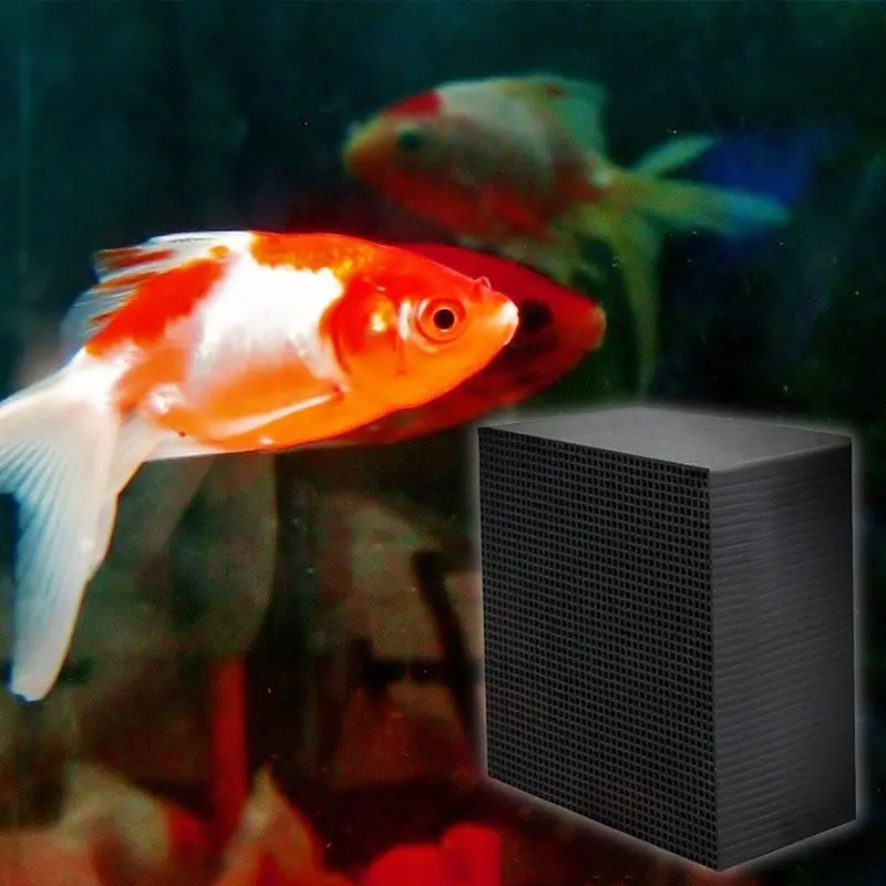 Aquarium water purification cube absorbs 99% of odour + toxins