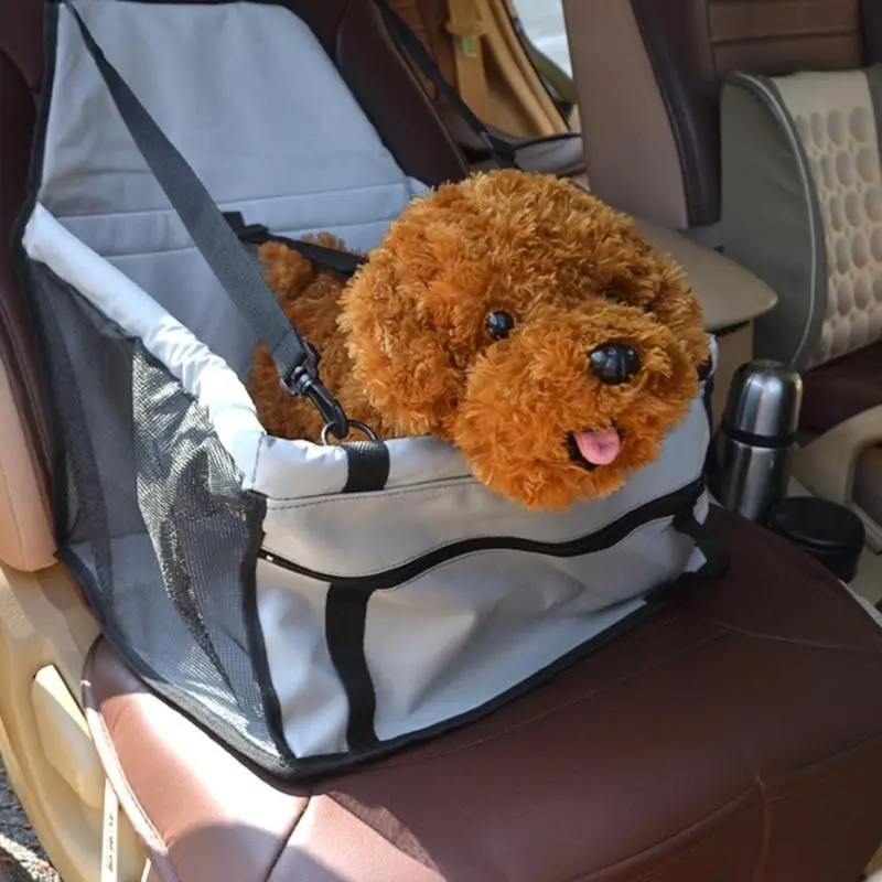 Adjustable pet car safety seat, durable & safe. 5 colors.