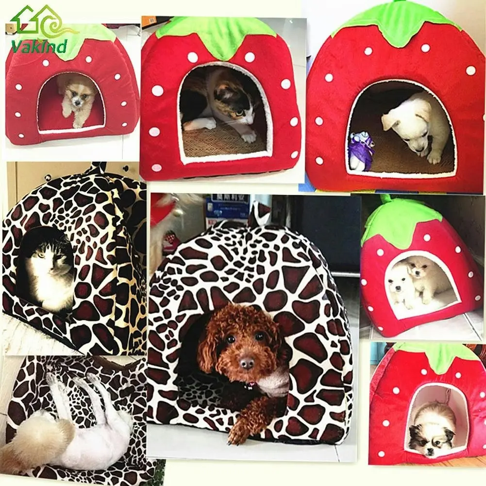 Soft foldable warm pet bed for dogs/cats, S-XXL, 2 styles.