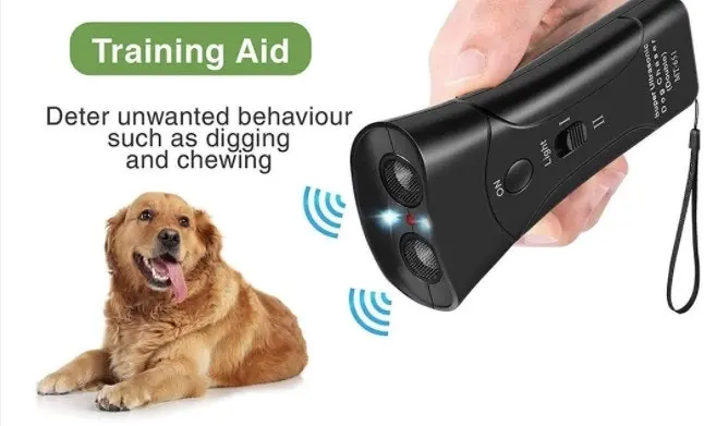 3 in 1 Ultrasonic Pet Dog Repeller Anti-Barking Training Device